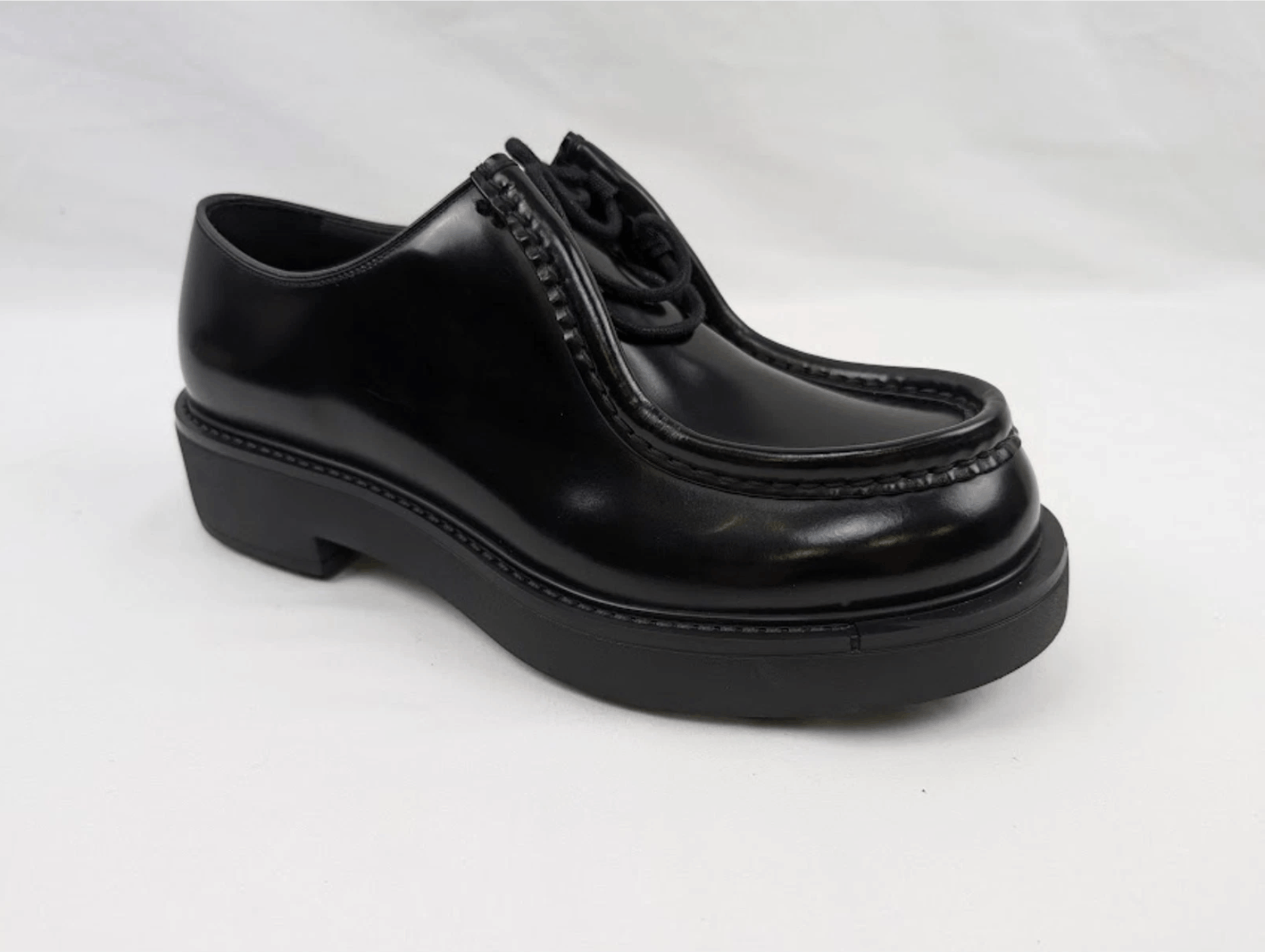 Prada Prada Diapason Raf Simons Derby Loafers Black US 12 Size US 12 / EU 45 - 1 Thumbnail