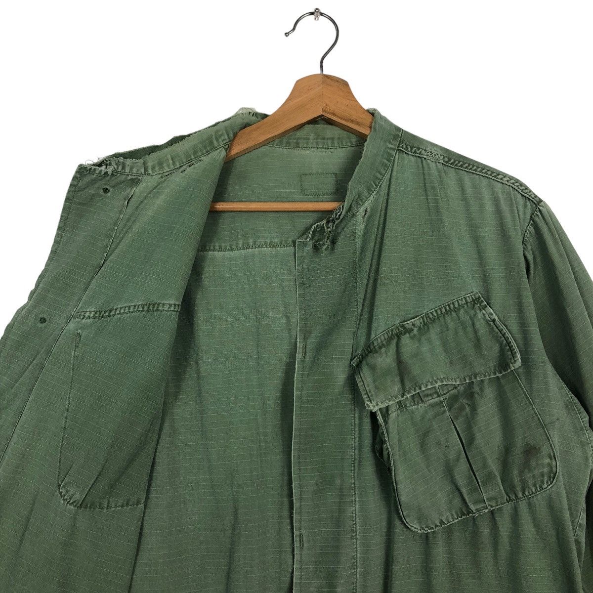 Vintage 🔥True Vintage 40’s Cargo Inspector Jacket Slant Pocket Army Size US M / EU 48-50 / 2 - 10 Thumbnail