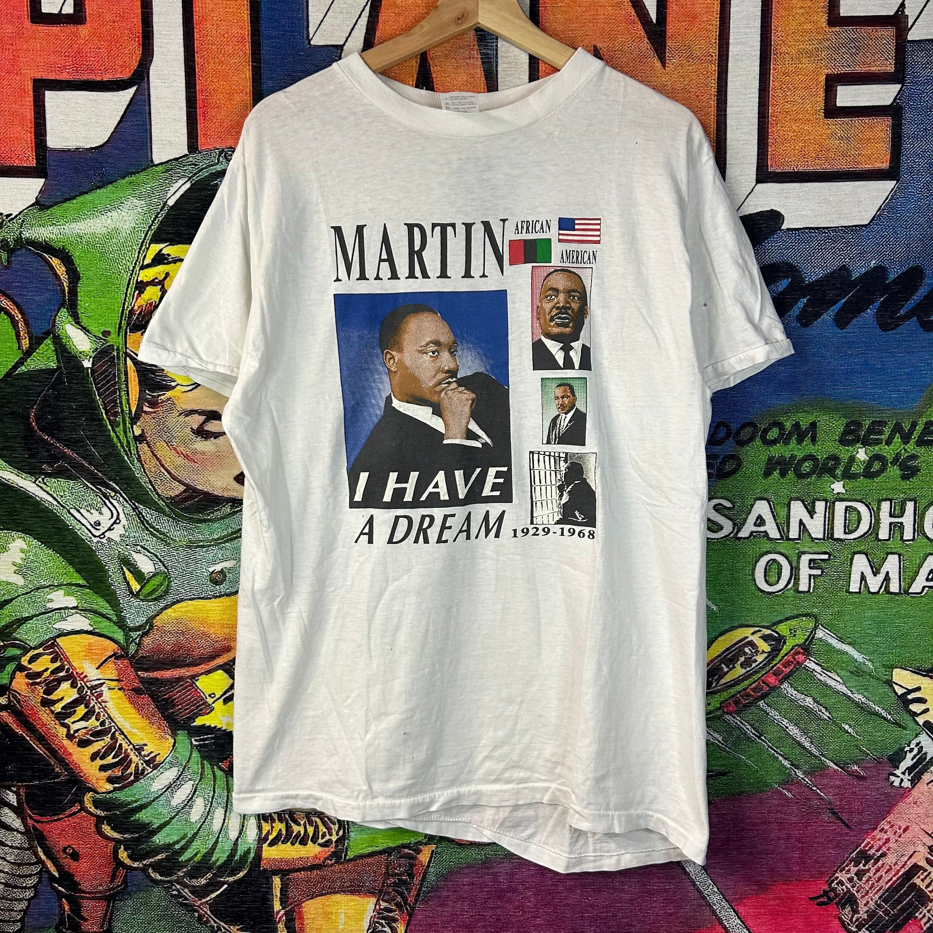 Vintage Vintage 90s Martin Luther King MLK Tee Size Large Size US L / EU 52-54 / 3 - 1 Thumbnail