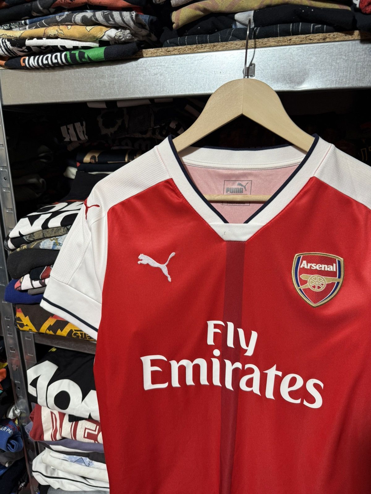 Puma Puma Arsenal 2016 2017 Home Football Soccer Jersey Size US L / EU 52-54 / 3 - 3 Thumbnail