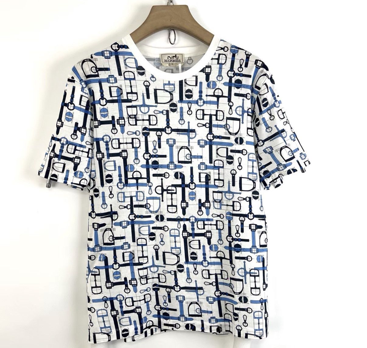 Hermes Hermes Spring/Summer New Animo Logo Short Sleeve T-shirt K12 Size US M / EU 48-50 / 2 - 1 Thumbnail