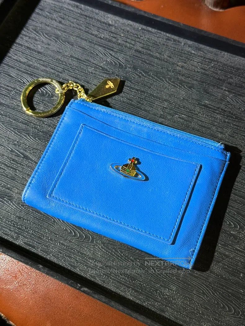 Vivienne Westwood Vivienne Westwood Colorful Label Coin Purse Sheepskin Size ONE SIZE - 1 Thumbnail