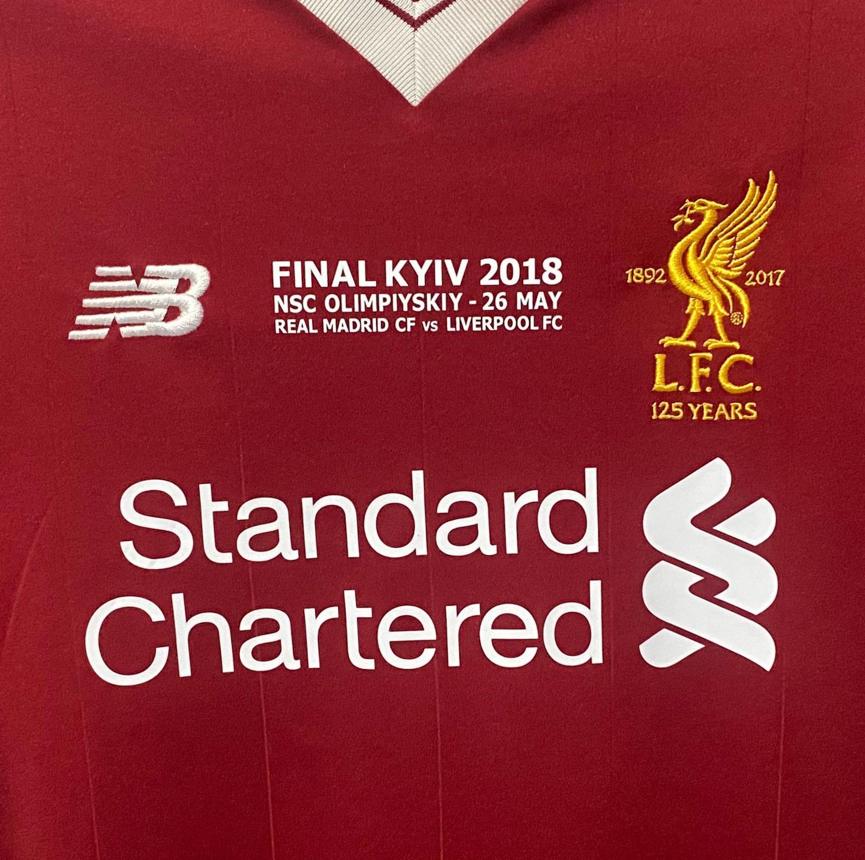 New Balance Liverpool Final Kyiv 2018 Jersey Mohamed Salah Size US M / EU 48-50 / 2 - 3 Thumbnail