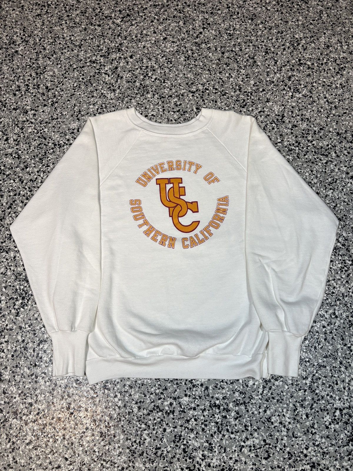 NCAA Vintage 1980s Signal USC Trojans College Sweater Size L 0549 Size L / US 10 / IT 46 - 1 Thumbnail