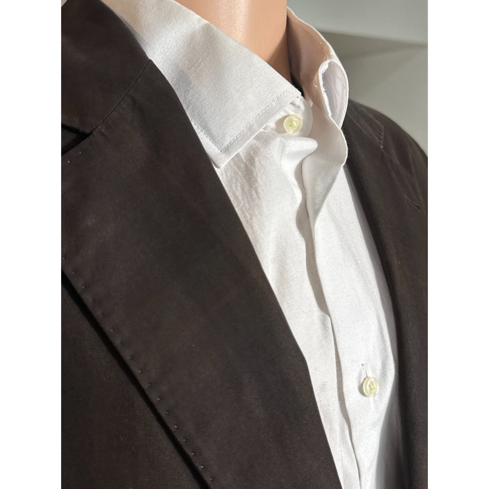 Brunello Cucinelli Brunello Cucinelli Brown Tartain Plaid Sportcoat 54IT 42R Size 42R - 7 Thumbnail