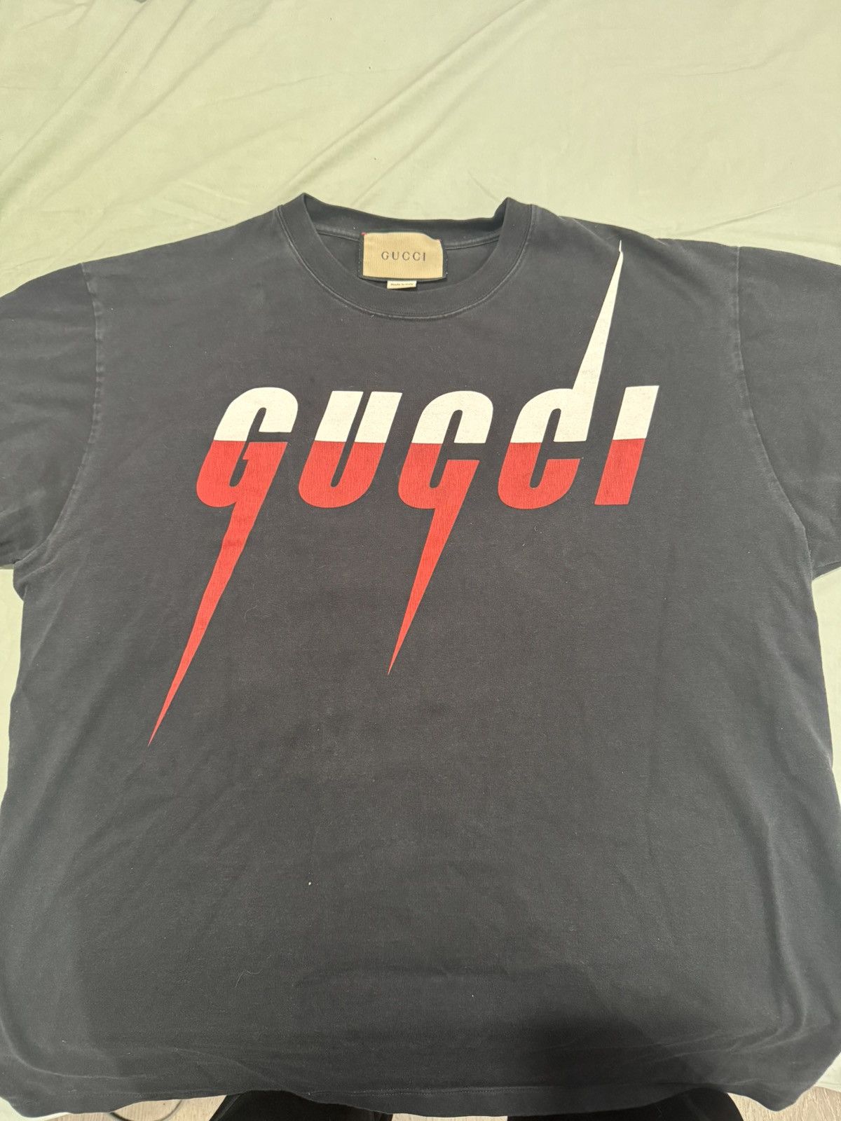 Gucci Gucci two tone logo short sleeve Size US L / EU 52-54 / 3 - 1 Thumbnail