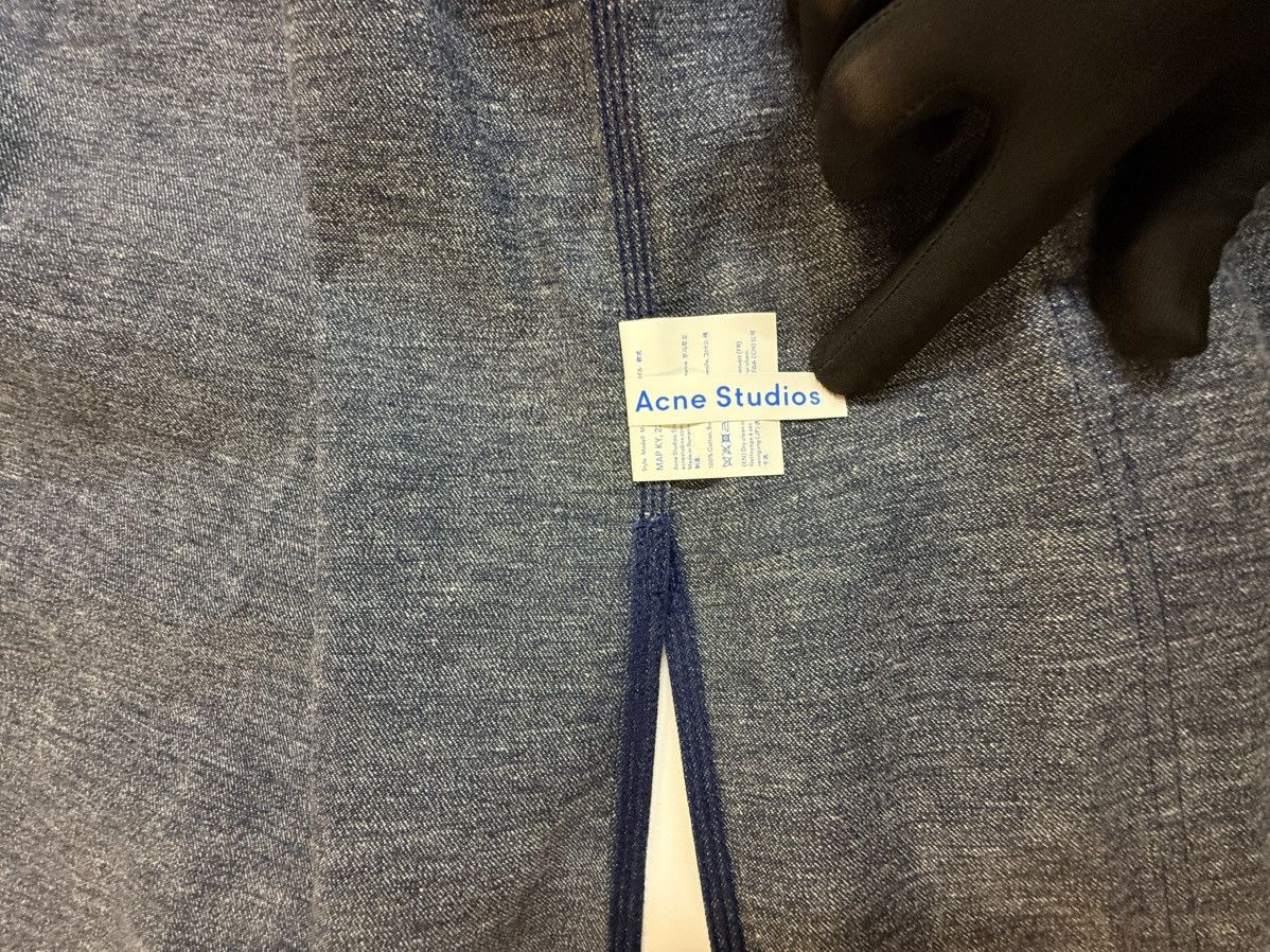 Acne Studios Acne Studios Blå Konst Dark Indigo Denim Chore Coat Sz 50 Size US XL / EU 56 / 4 - 18 Thumbnail