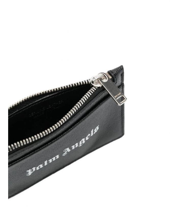 Palm Angels o1gr1nt0325 Size: OS / Zip Card Holder in Black Size ONE SIZE - 3 Thumbnail