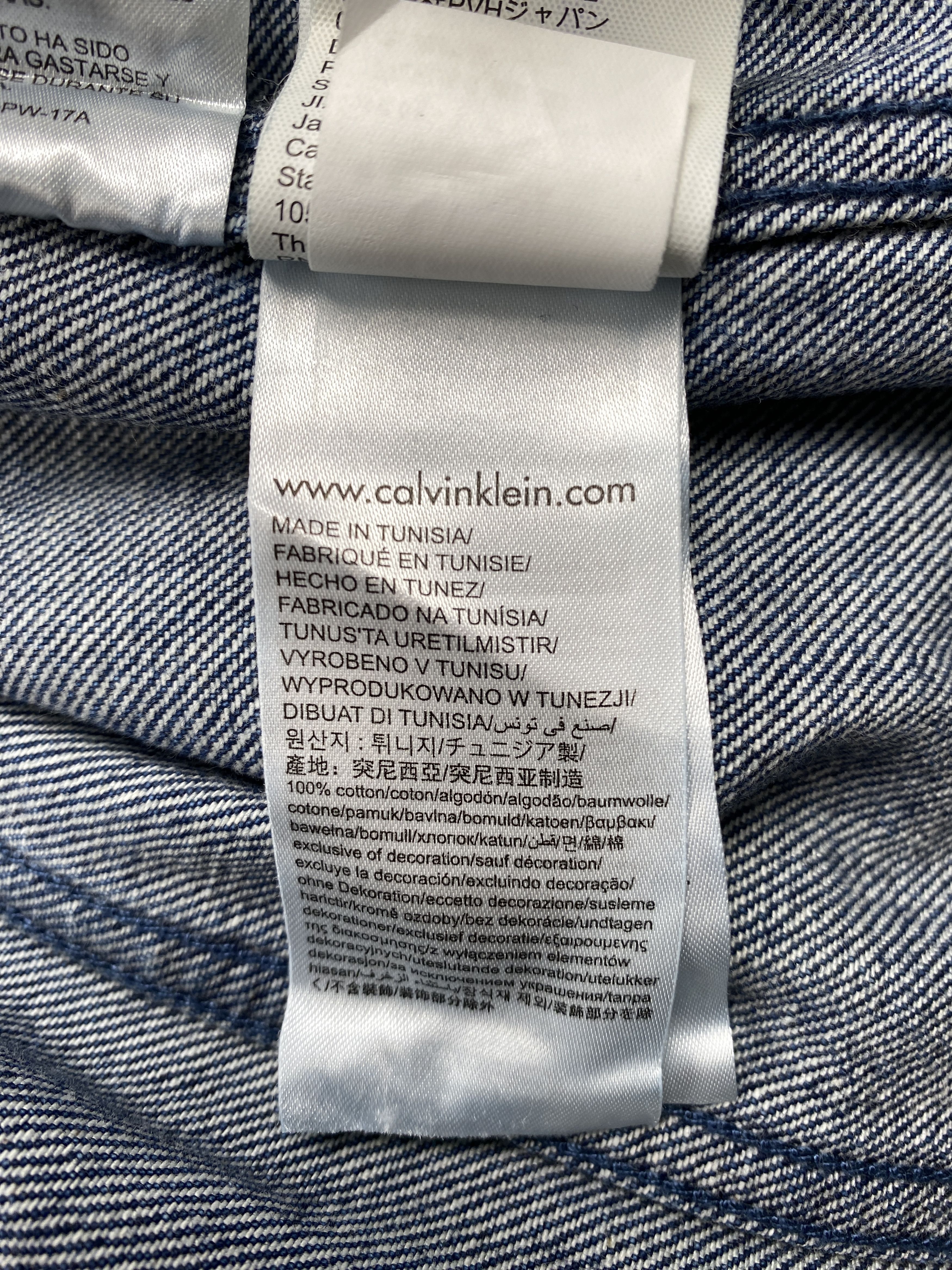 Calvin Klein Raf Simons 2014 Paint Splattered Denim Jacket Size US M / EU 48-50 / 2 - 20 Thumbnail