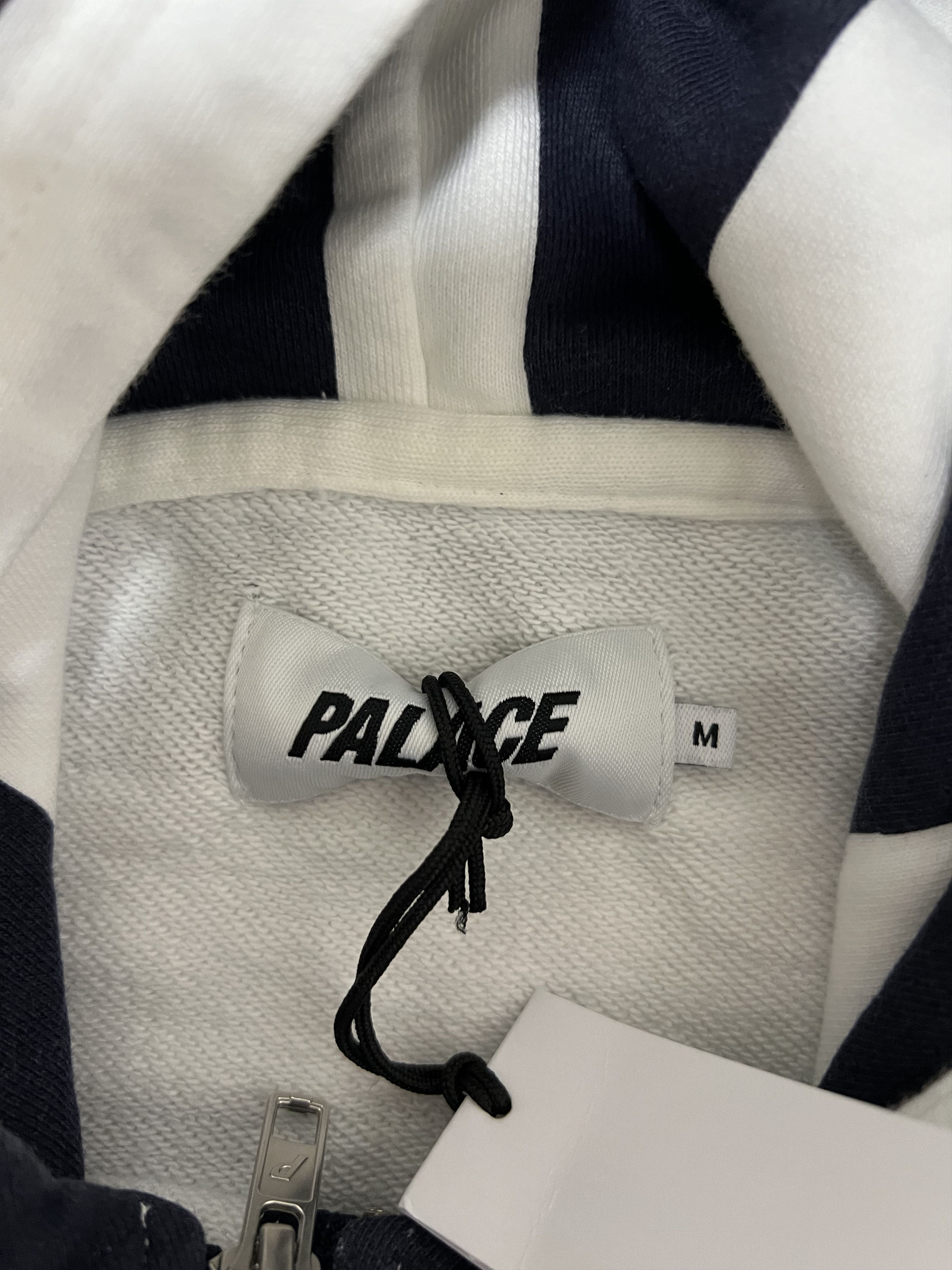 Palace 💚 2019 Palace TRI-STRIPE-ZIP Hoodie Navy Medium NEW Size US M / EU 48-50 / 2 - 8 Thumbnail
