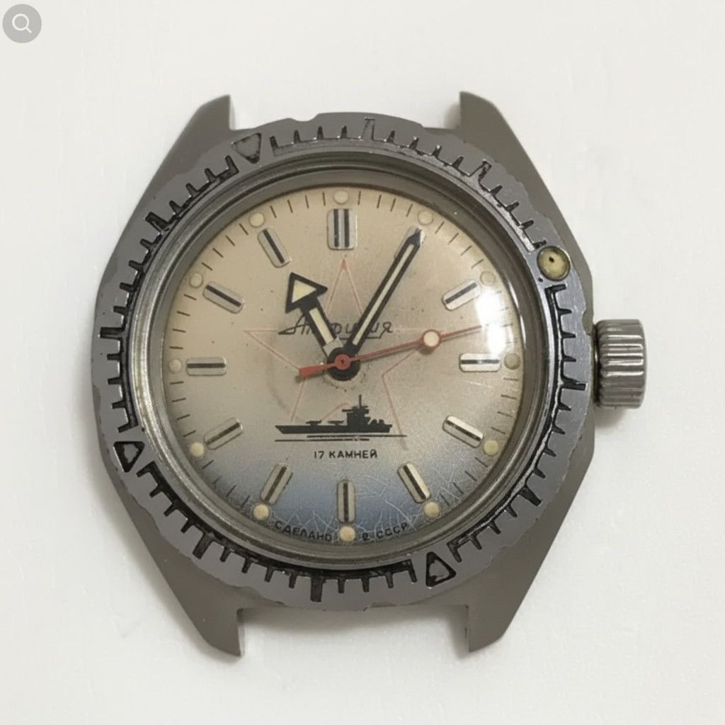 Vintage Vintage Mens Watch Vostok Amphibia USSR Ship Red Star 151 Size ONE SIZE - 1 Thumbnail