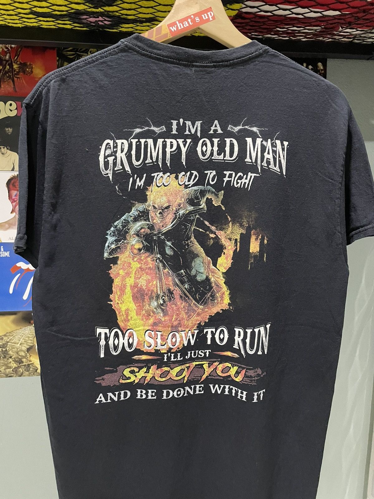 Fruit Of The Loom × Vintage Vintage Ghost Rider Nicholas Cage Movie Tee Size US M / EU 48-50 / 2 - 2 Thumbnail