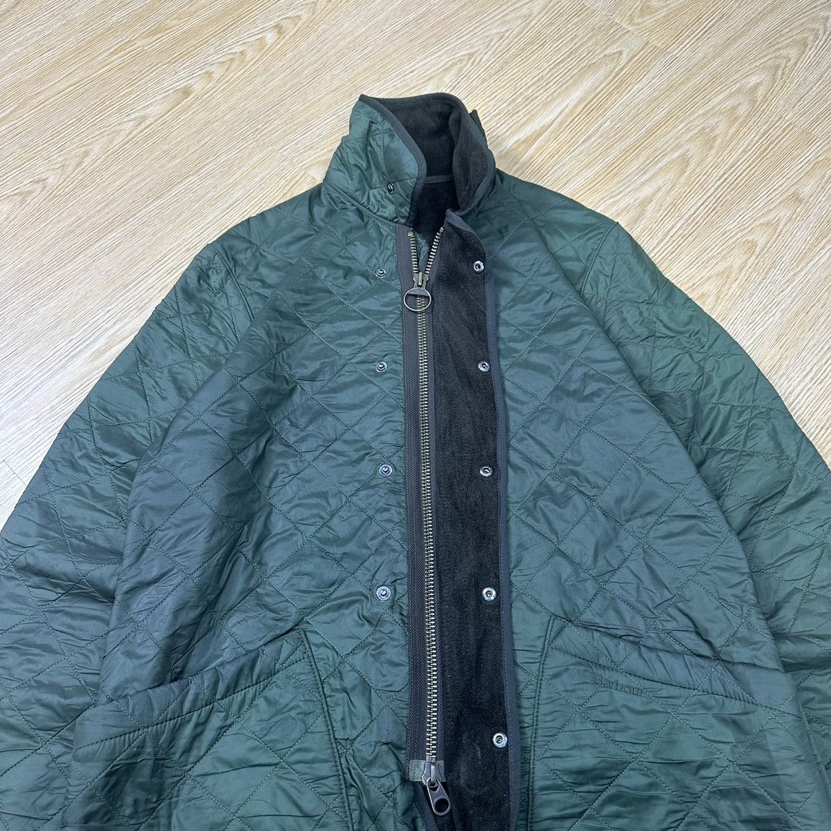 Barbour Vintage Barbour Polar Quilted Green Jacket Z183 Size US S / EU 44-46 / 1 - 4 Thumbnail