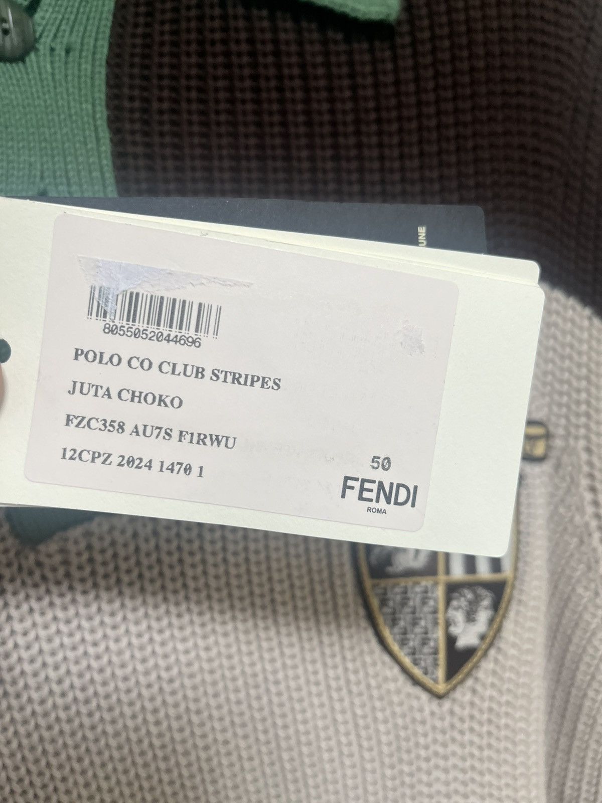 Fendi Fendi Polo/Cardigan Knit Sz 50 Size US M / EU 48-50 / 2 - 4 Thumbnail
