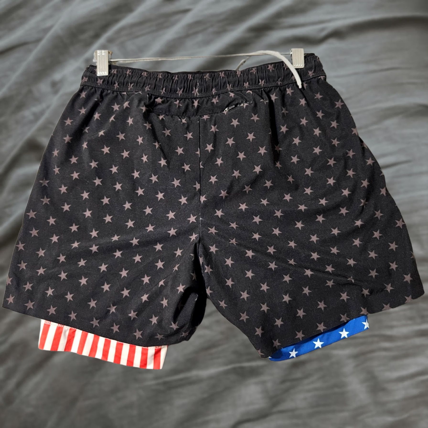 Chubbies Chubbies Shorts Mens Small Black Lined The Danger Zones Ultimate Training Stars Size US 29 - 1 Thumbnail