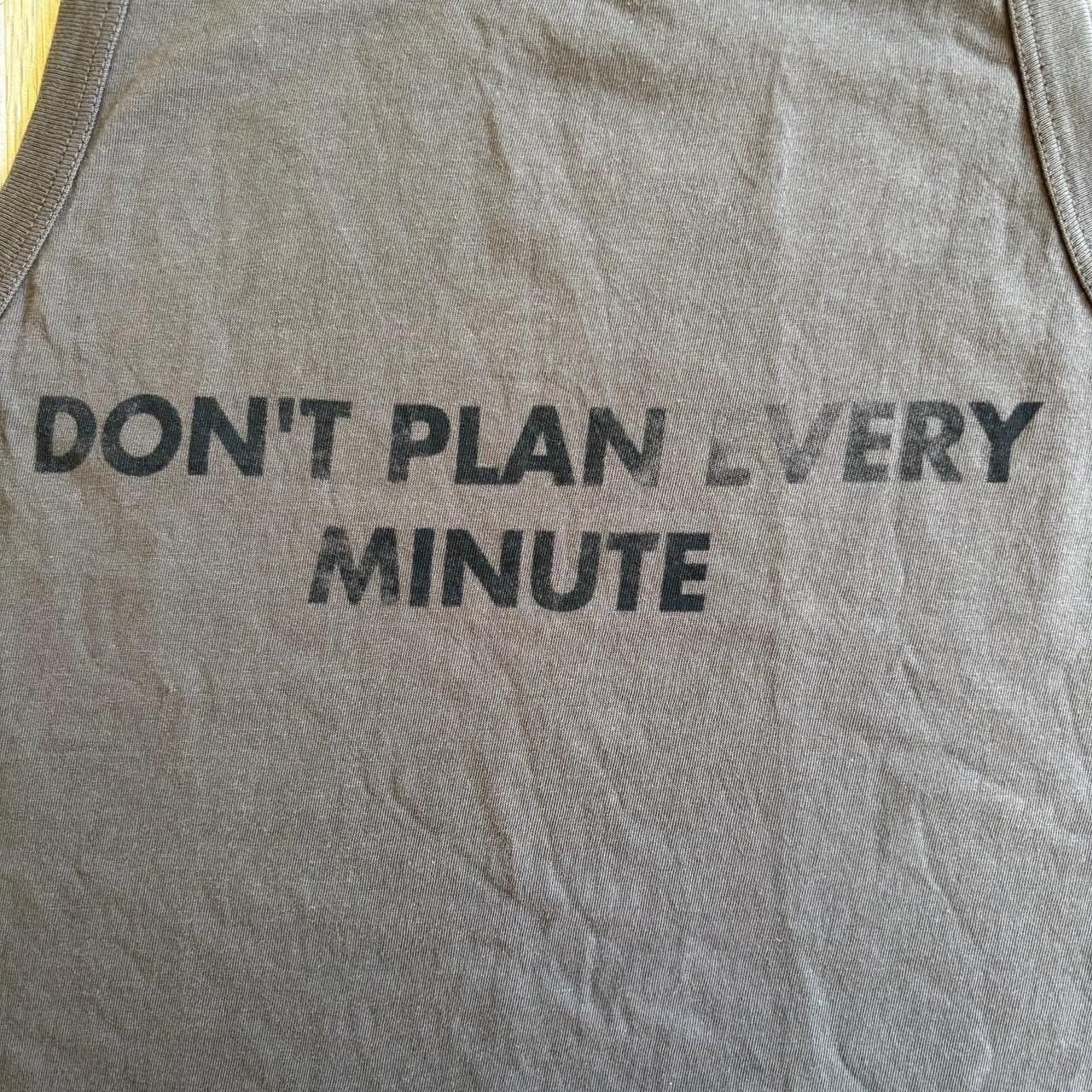 Dolce & Gabbana Dolce & Gabbana 'DON'T PLAN EVERY MINUTE' Tank Top Brown Size US S / EU 44-46 / 1 - 3 Thumbnail