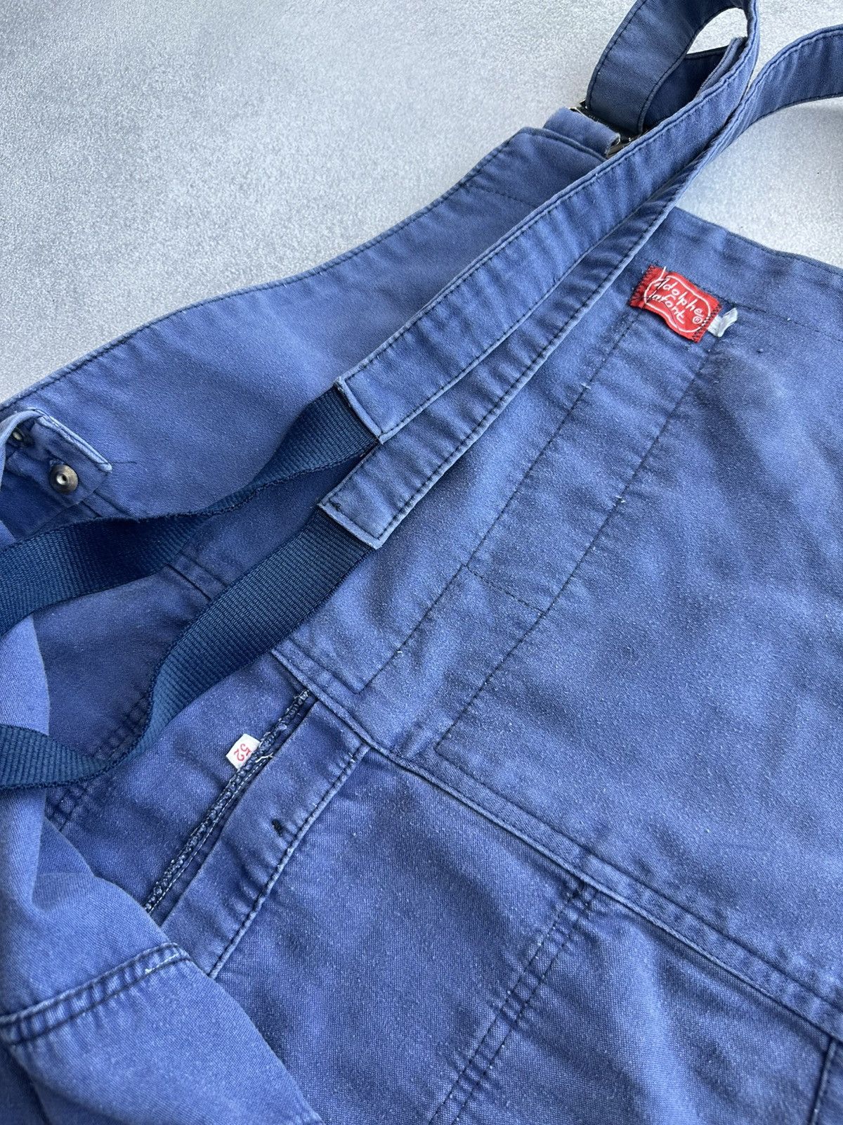 Vintage Vintage Adolph Lafont French Workwear Overall Suit 60-70s Size US 34 / EU 50 - 9 Thumbnail