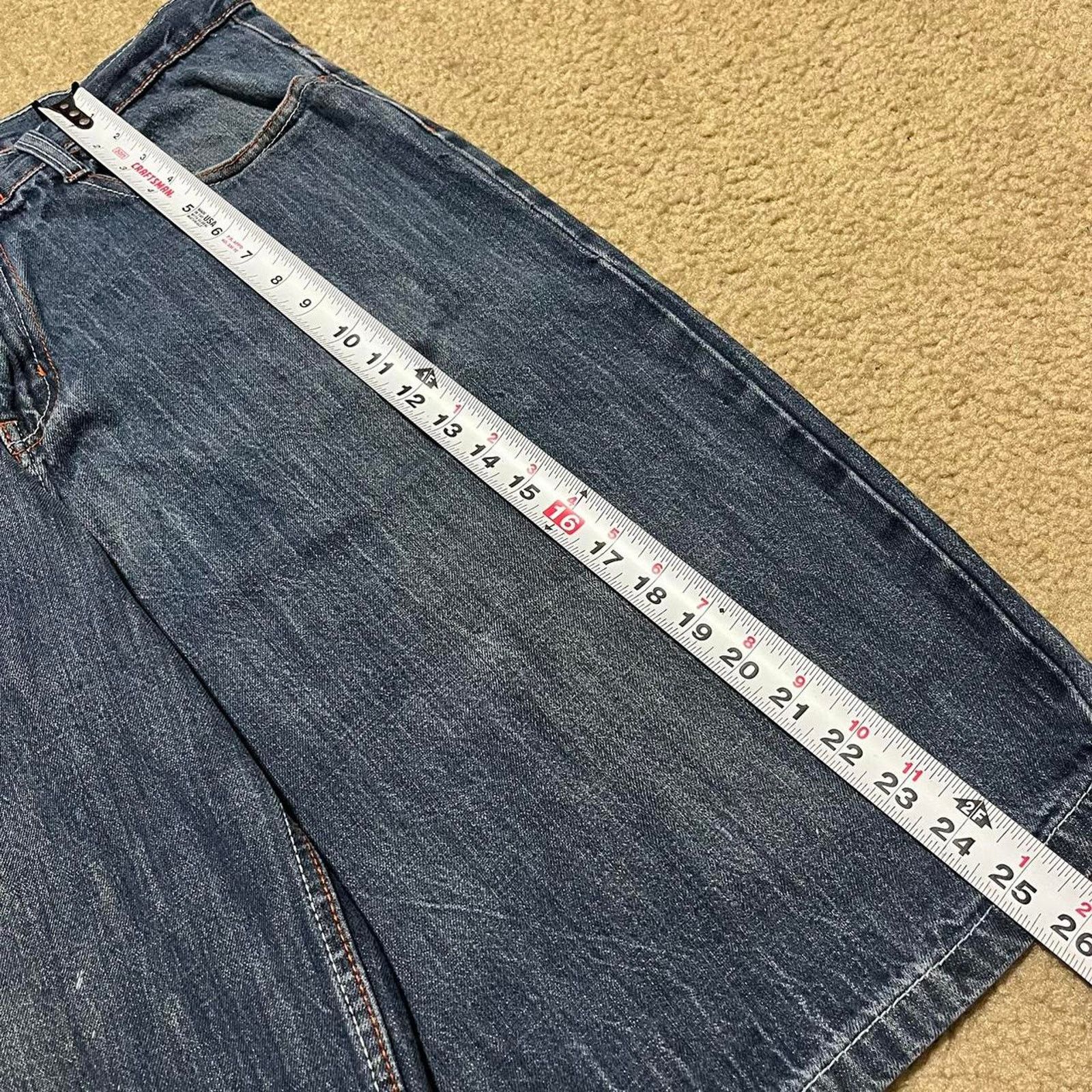 Other Y2K Corked Baggy Skater Orange Embroidered Long Jorts 38W Size US 38 / EU 54 - 4 Thumbnail