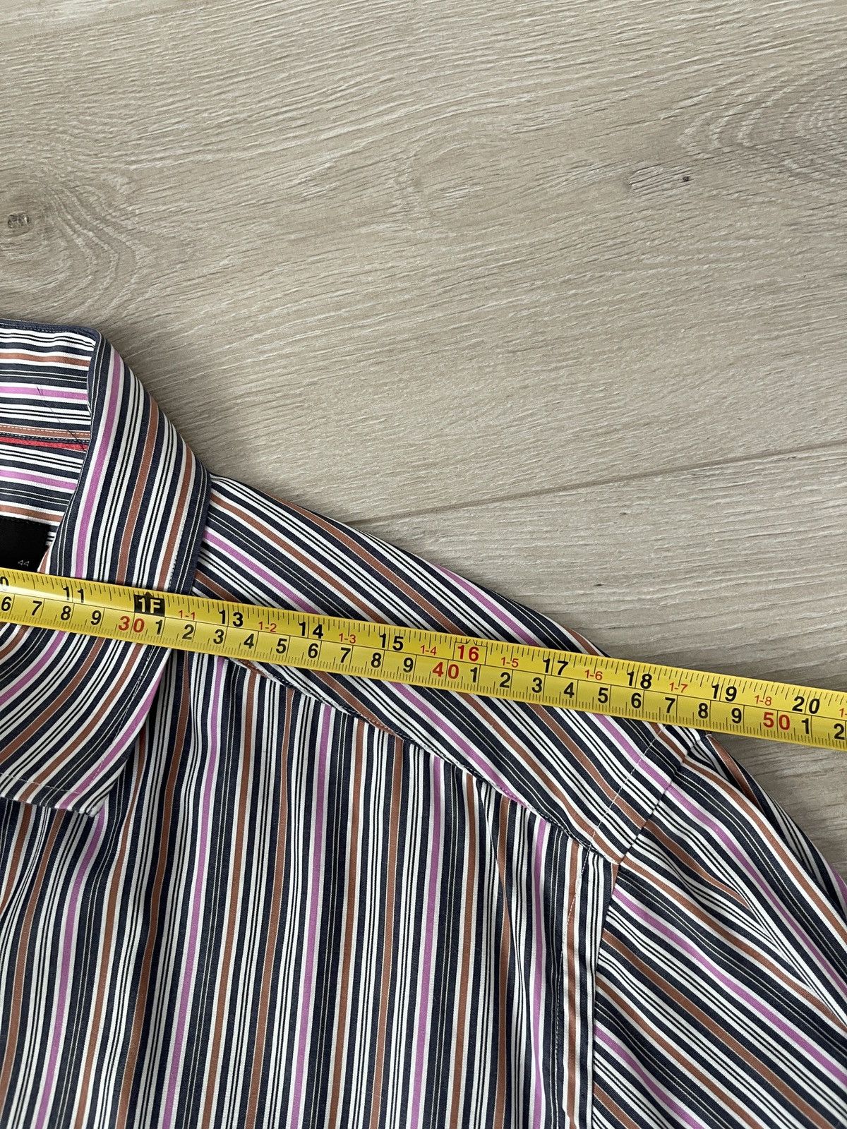 Eton Designer striped eton shirt Size US XXL / EU 58 / 5 - 11 Thumbnail