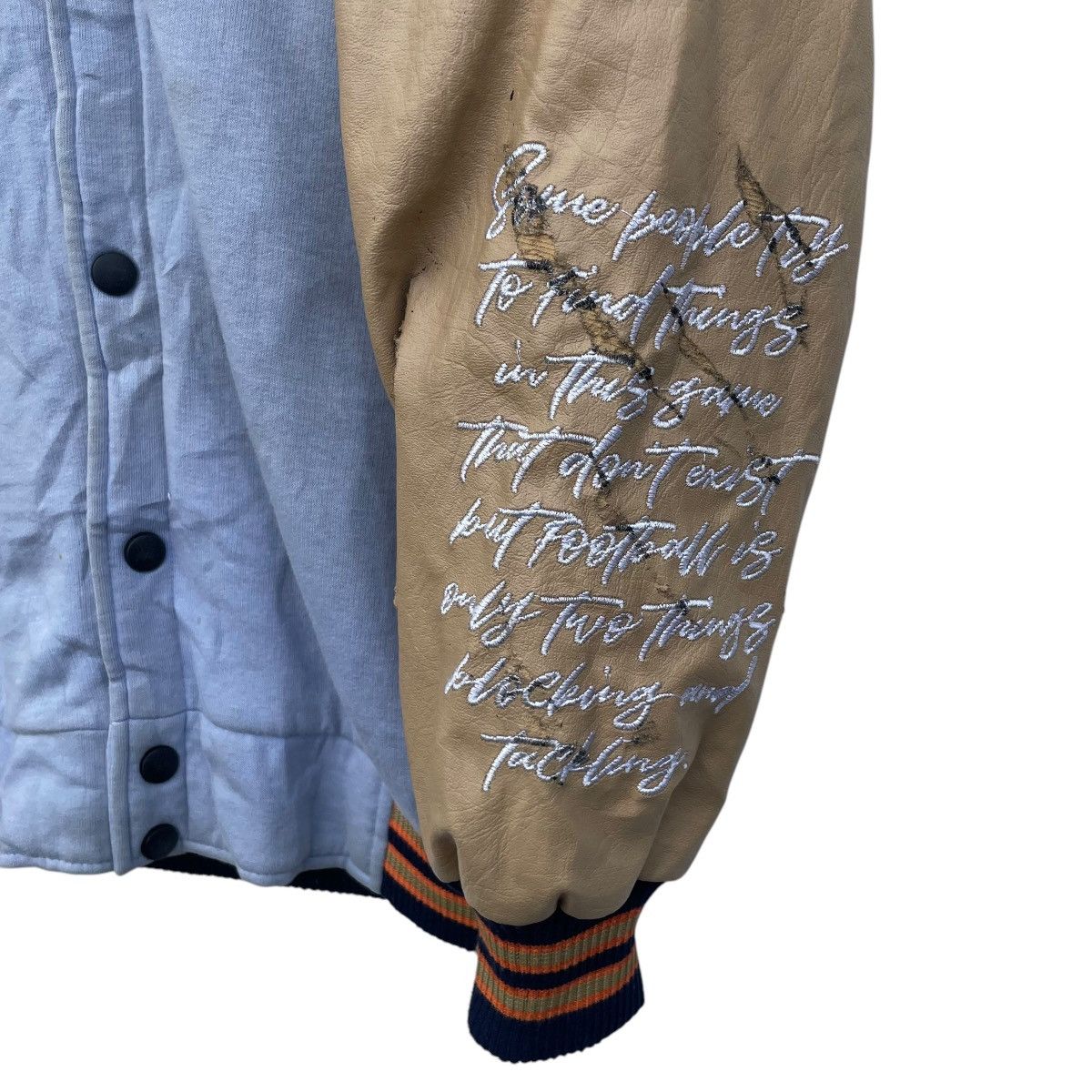 Canterbury of New Zealand × NHL Japanese Brand Swinger Varsity Brave Heart Rugby Jacket Size US S / EU 44-46 / 1 - 6 Thumbnail