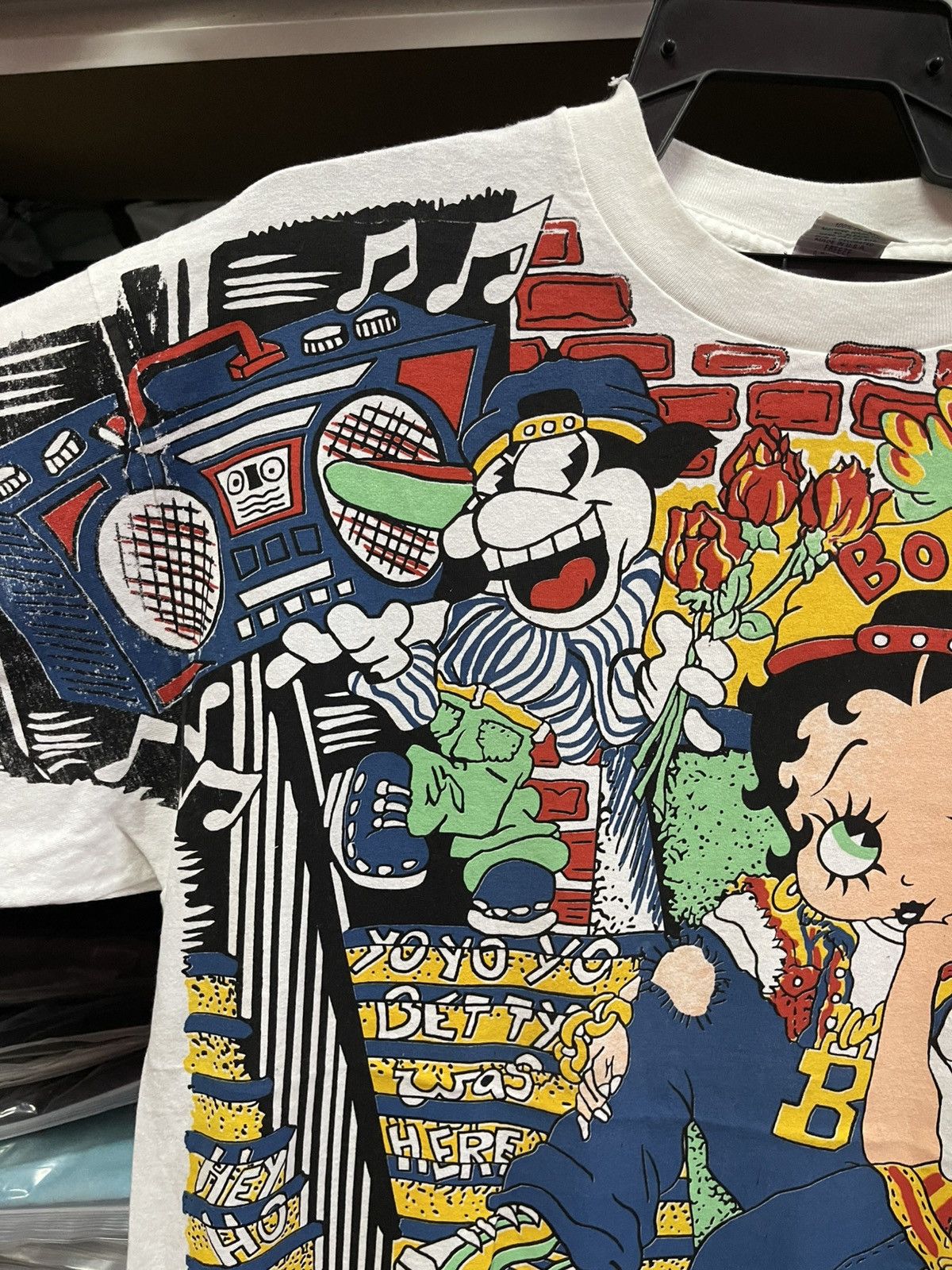 Vintage Vintage 90s Betty Boop " Boop There It Is " Very Rare🔥🔥🔥 Size US XL / EU 56 / 4 - 5 Thumbnail