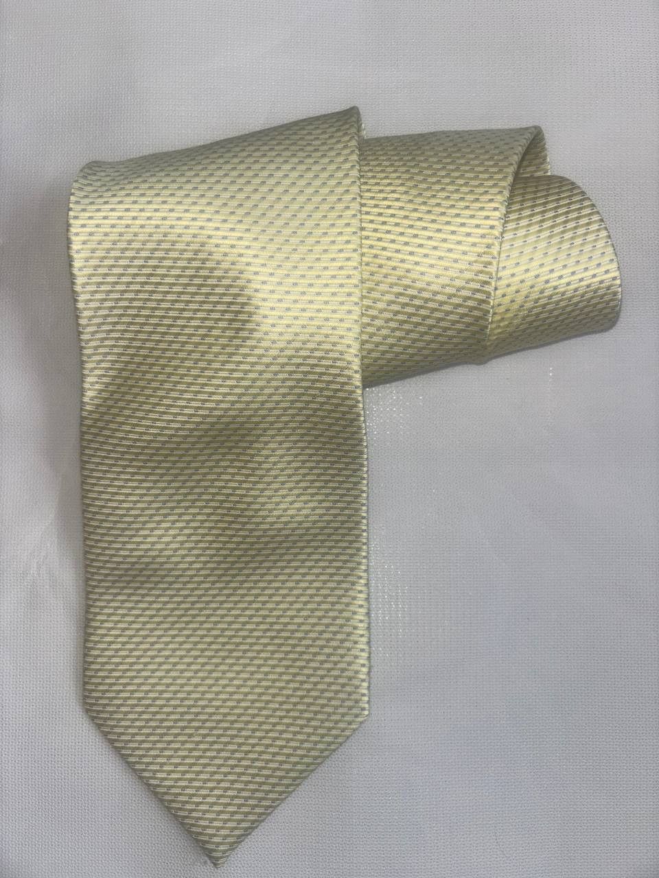 Giorgio Armani GIORGIO ARMANI 100% Silk Necktie tie yellow Made in Italy Size ONE SIZE - 2 Thumbnail