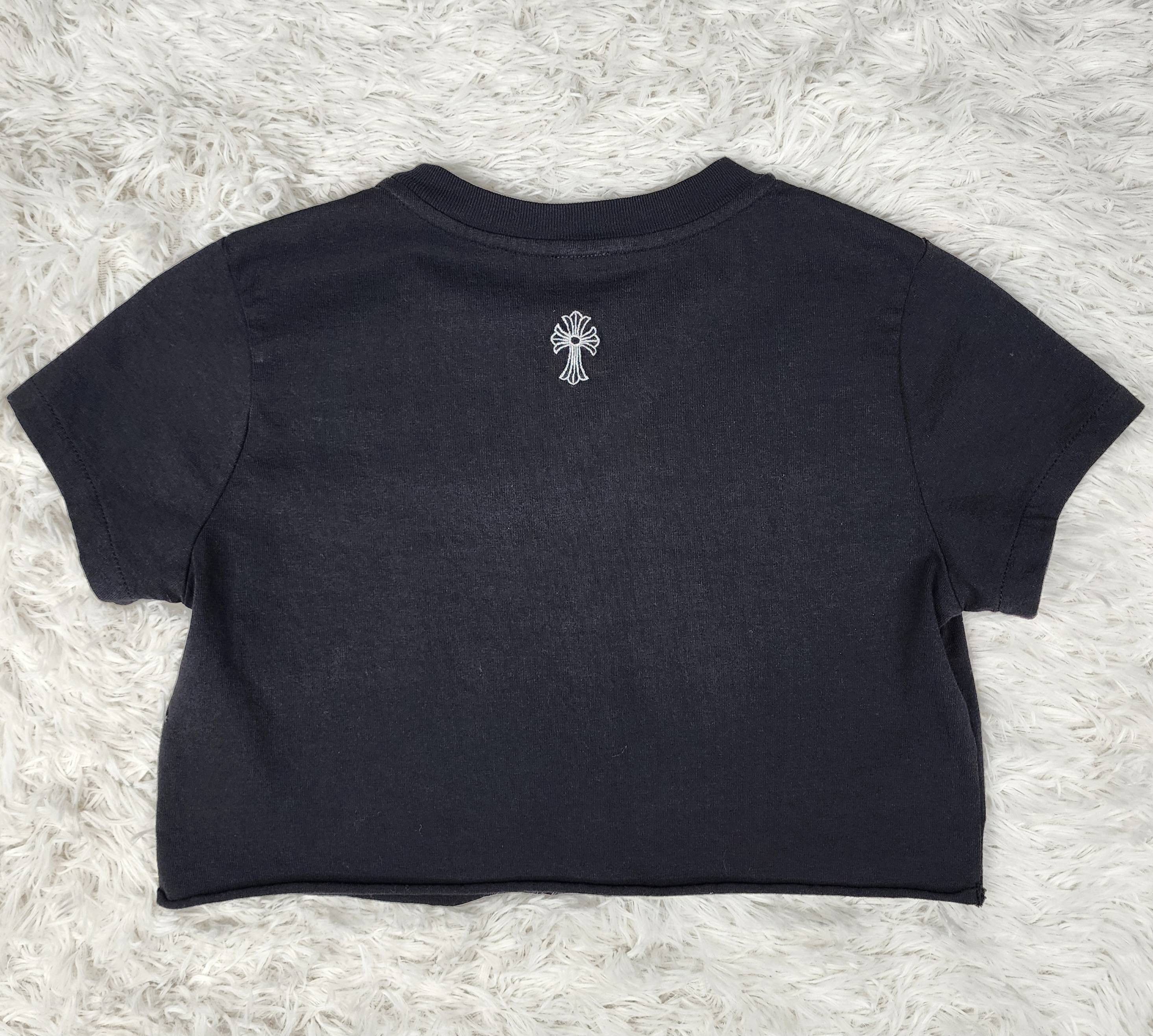 Chrome Hearts Chrome Hearts script logo short sleeve crop top Size S / US 4 / IT 40 - 3 Thumbnail