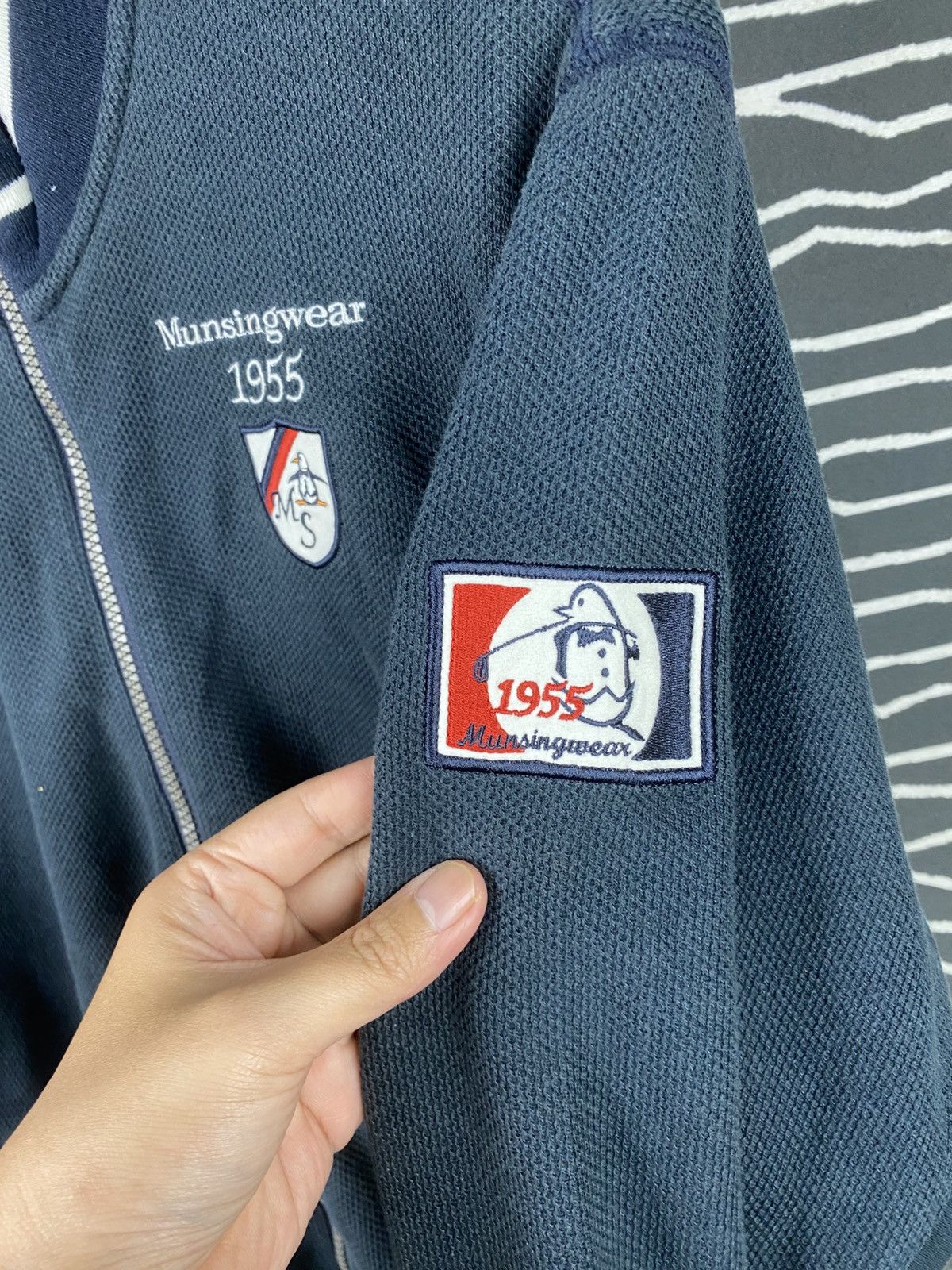 Gear for Sports VINTAGE Munsingwear Penguin Grand Slam Knitted Track Jacket Size US M / EU 48-50 / 2 - 8 Thumbnail