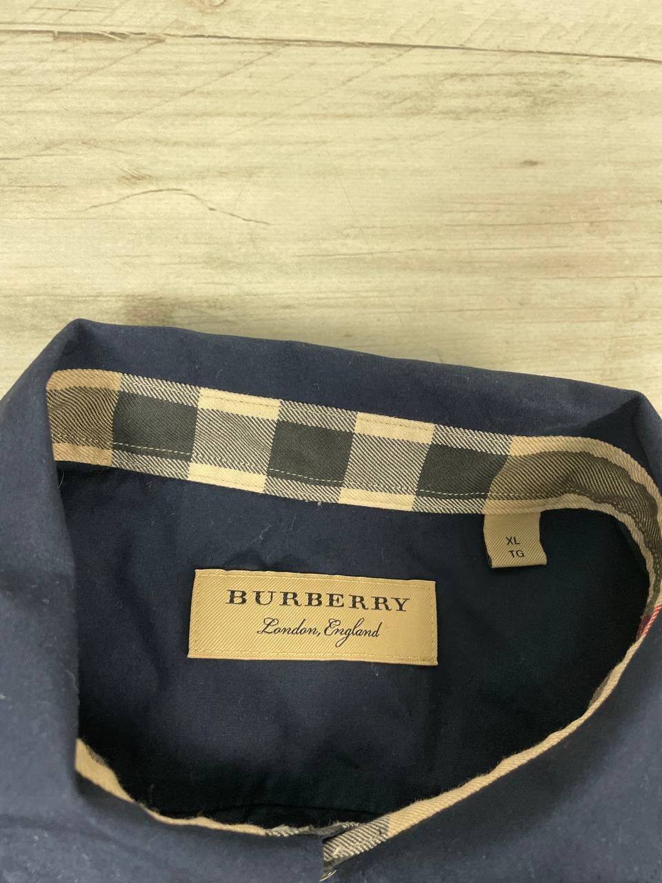 Burberry Vintage Burberry London Shirt Long Sleeve Blue Size US XL / EU 56 / 4 - 19 Thumbnail