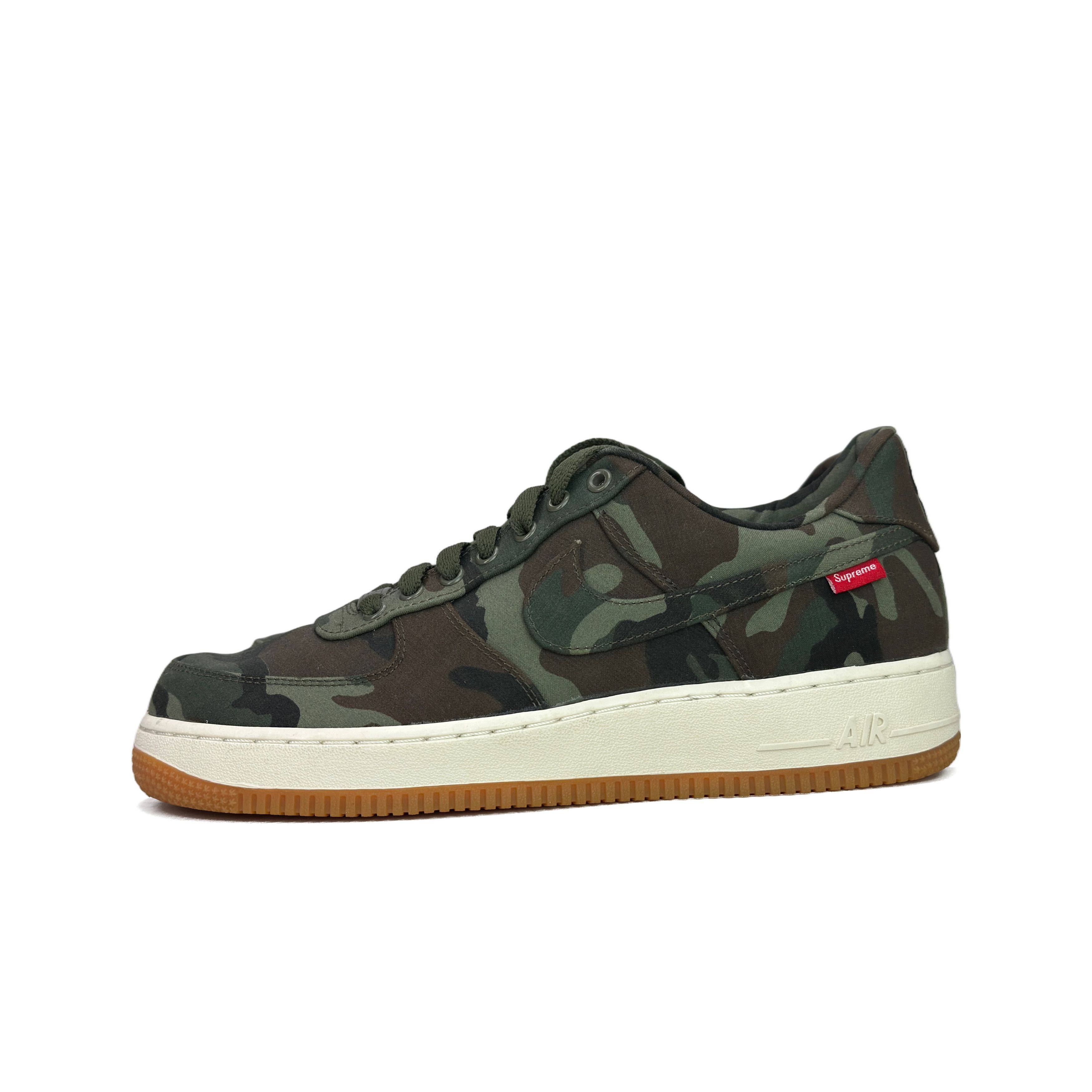 Nike Supreme x Nike Air Force 1 Camo Low-Top Sneakers US 9.5 Size US 10 / EU 43 - 1 Thumbnail