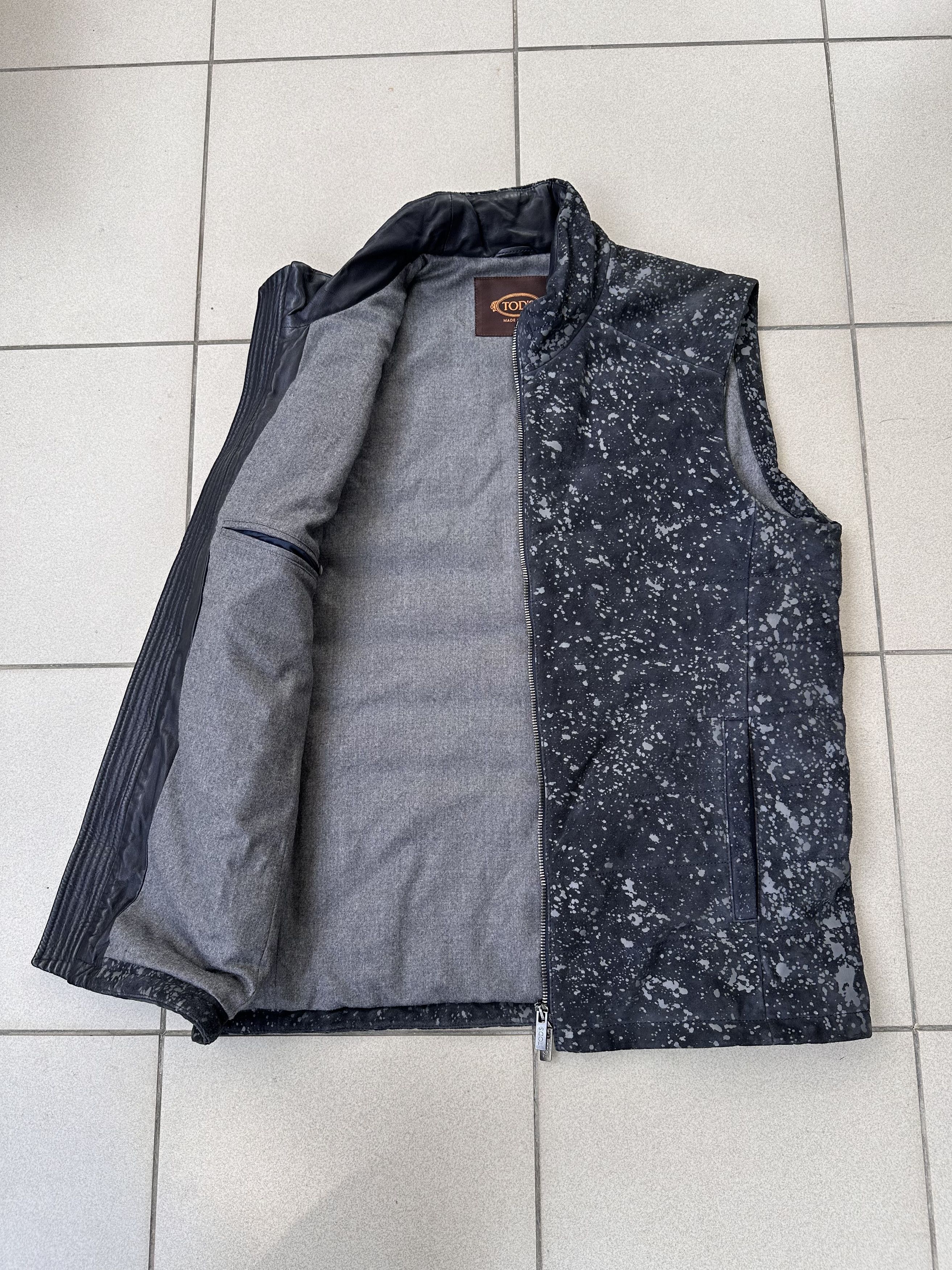 Tod's Rare Tod's leather vest men Size US M / EU 48-50 / 2 - 5 Thumbnail