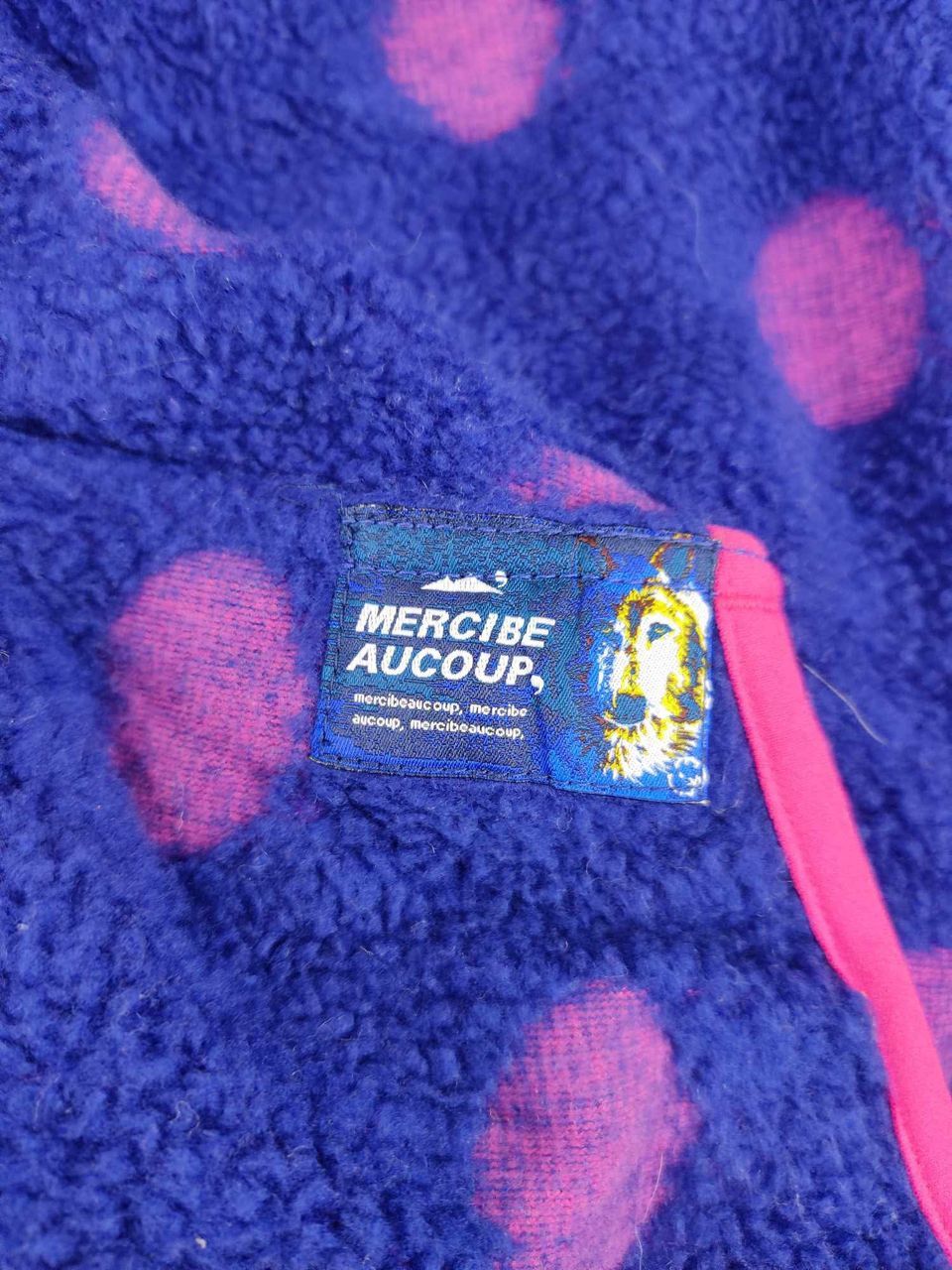mercibeaucoup Vintage Mercibeaucoup Issey Miyake Fleece Polka Dot Jacket Size US M / EU 48-50 / 2 - 8 Thumbnail