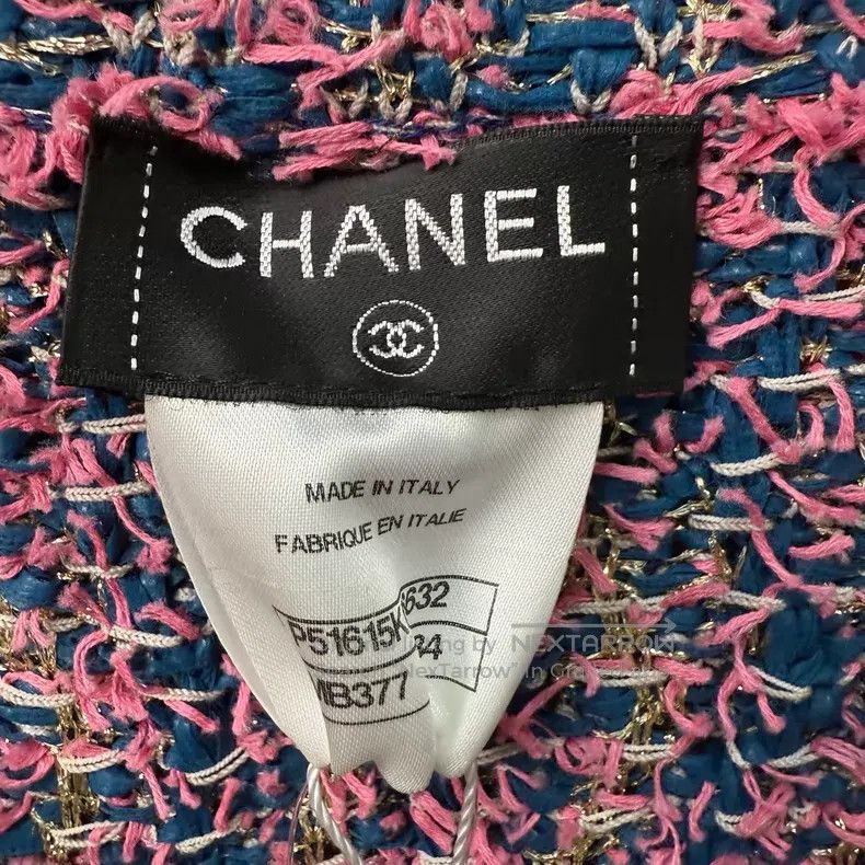 Chanel Chanel Color Weave Open Front Jacket Size XXS / US 00 / IT 34 - 2 Thumbnail