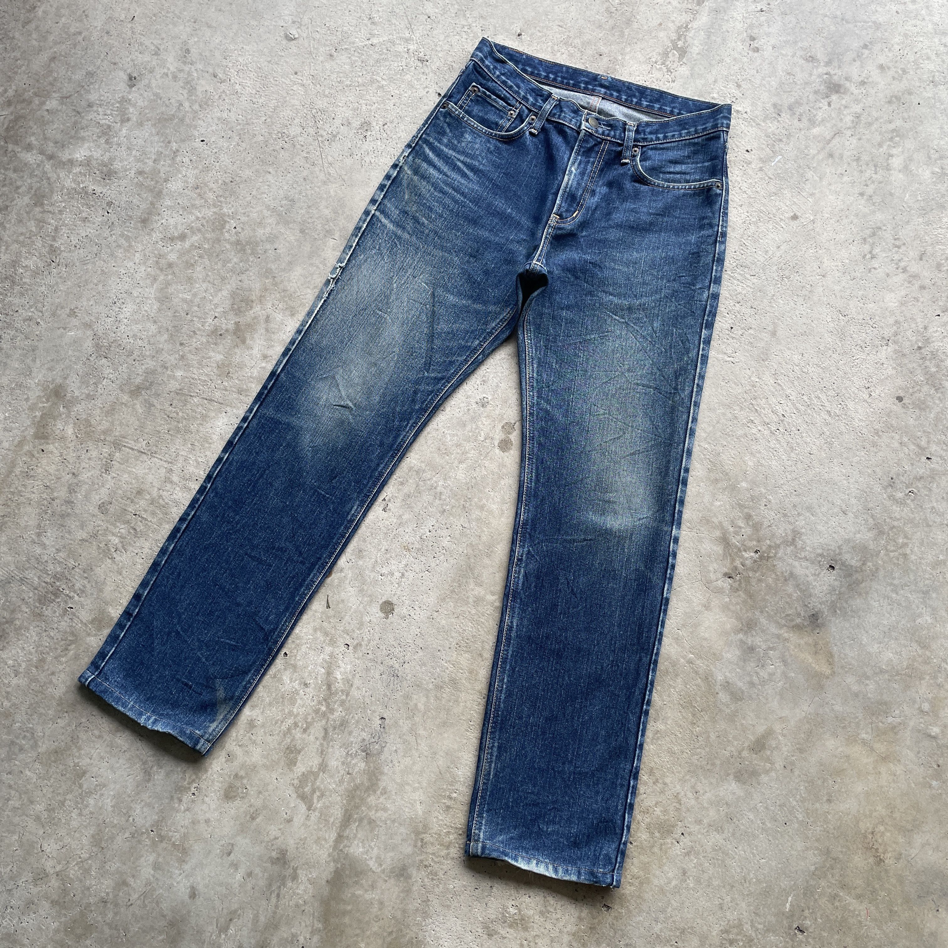 Edwin VINTAGE EDWIN DENIM MADE IN JAPAN FADED JEANS PANTS W30x30.5 Size US 30 / EU 46 - 1 Thumbnail