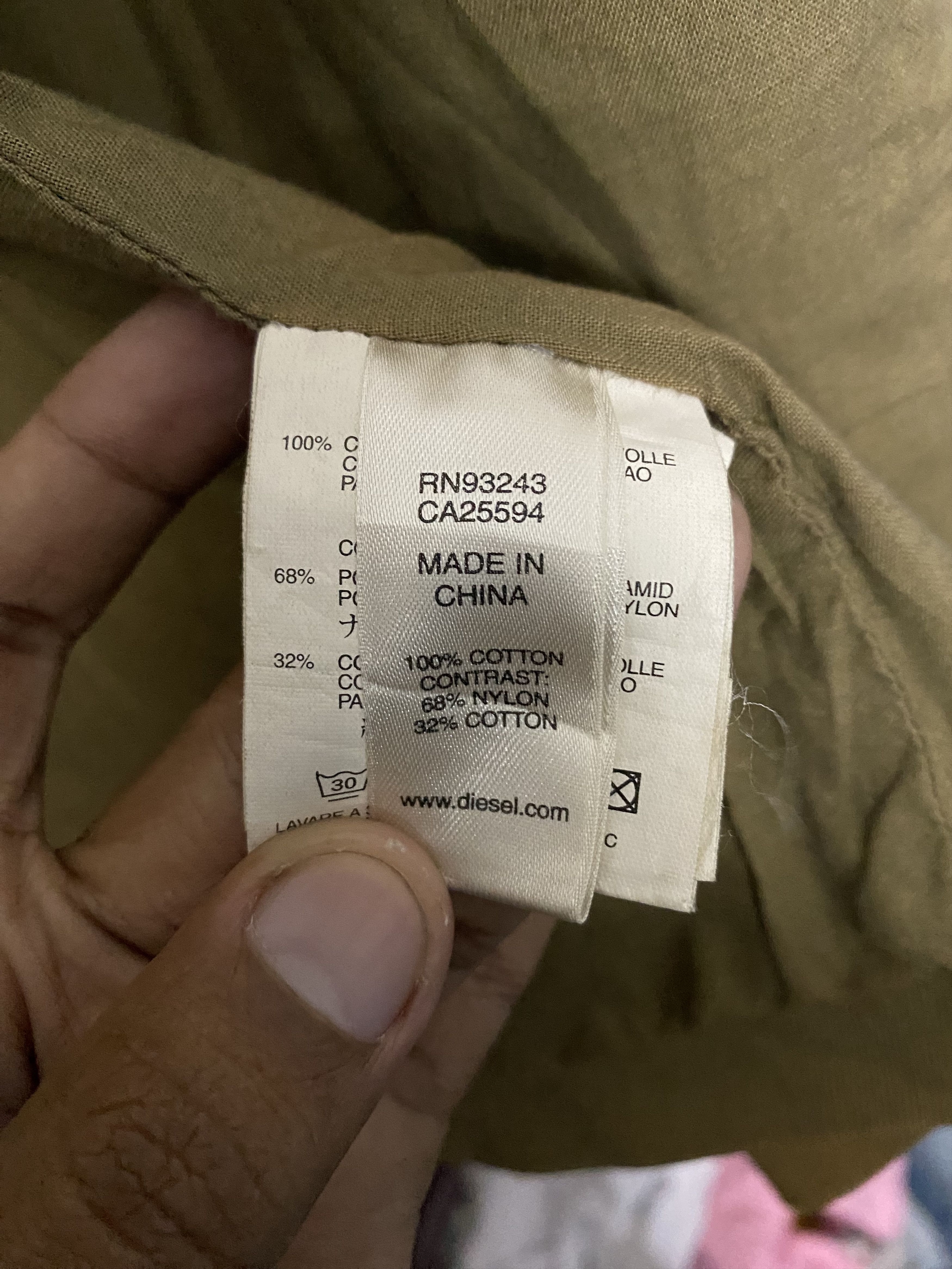 Diesel Diesel Clouds Khaki Double Breasted Utility Trench Coat Size US XS / EU 42 / 0 - 15 Thumbnail