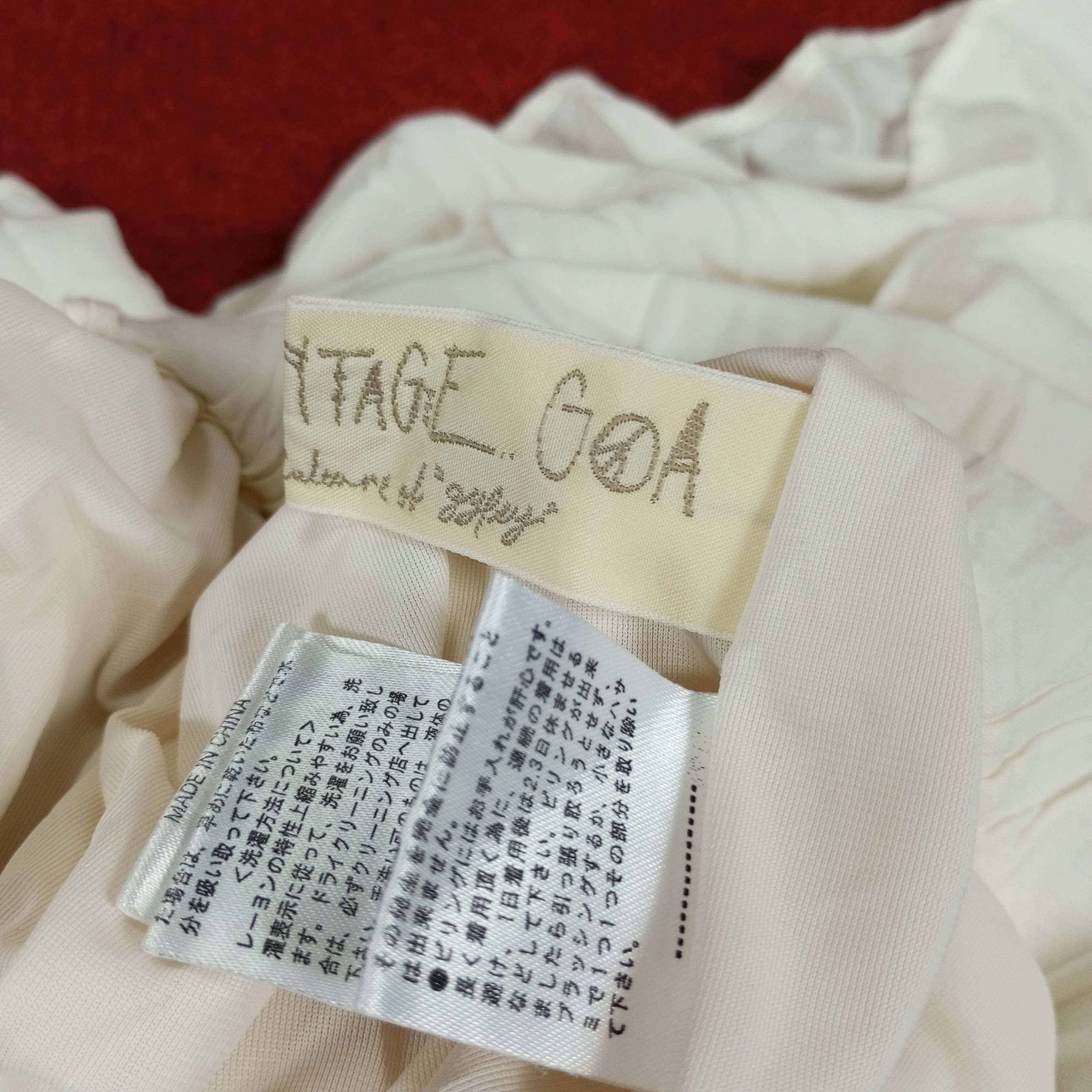 Japanese Brand × Vintage Natural Vintage GOA Fashion Design Style Skirt Size 23" - 10 Thumbnail