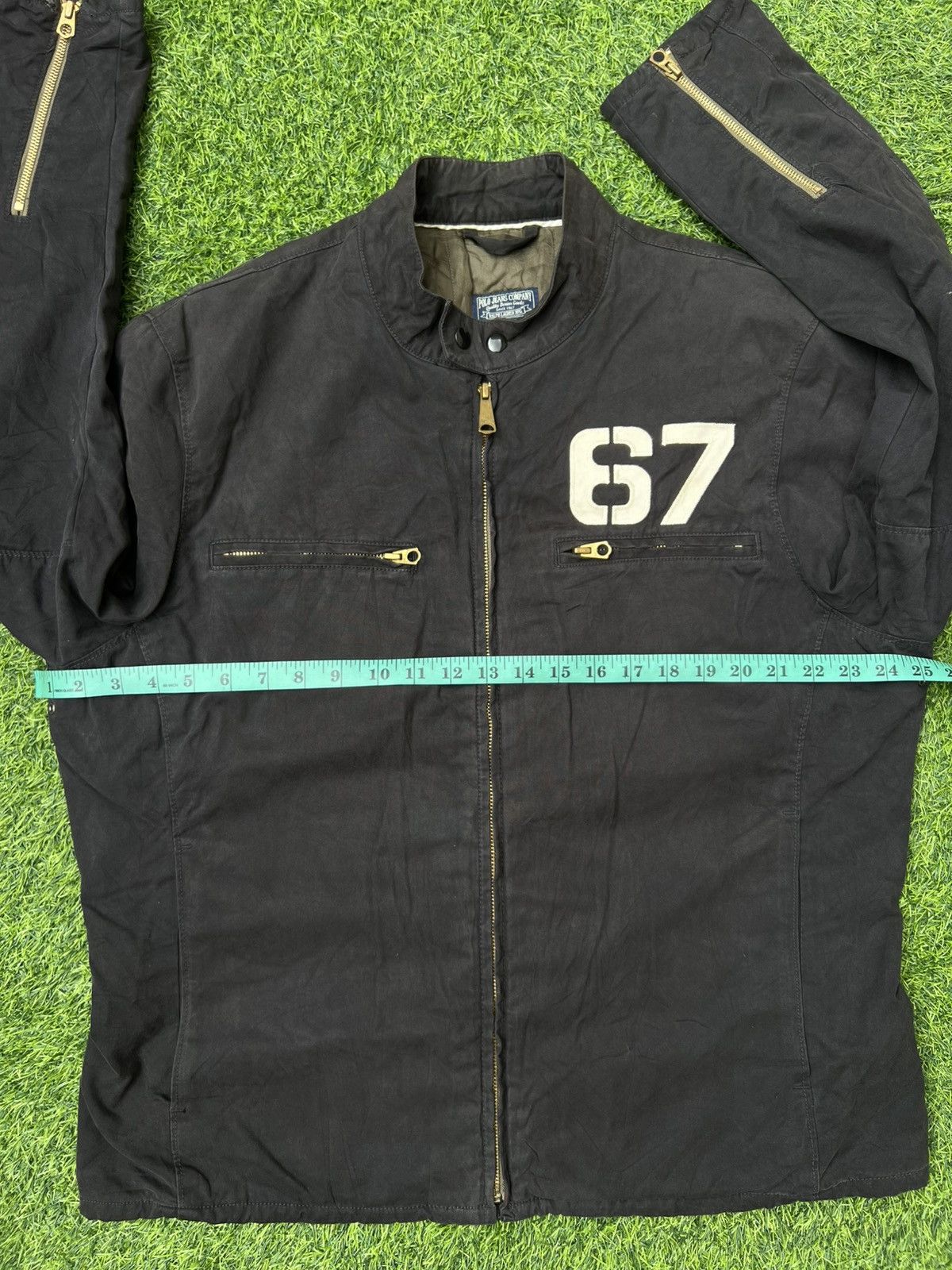 Polo Ralph Lauren Polo Jeans Co. Ralph Lauren "67" Patched Moto Jacket -XL Size US XL / EU 56 / 4 - 17 Thumbnail
