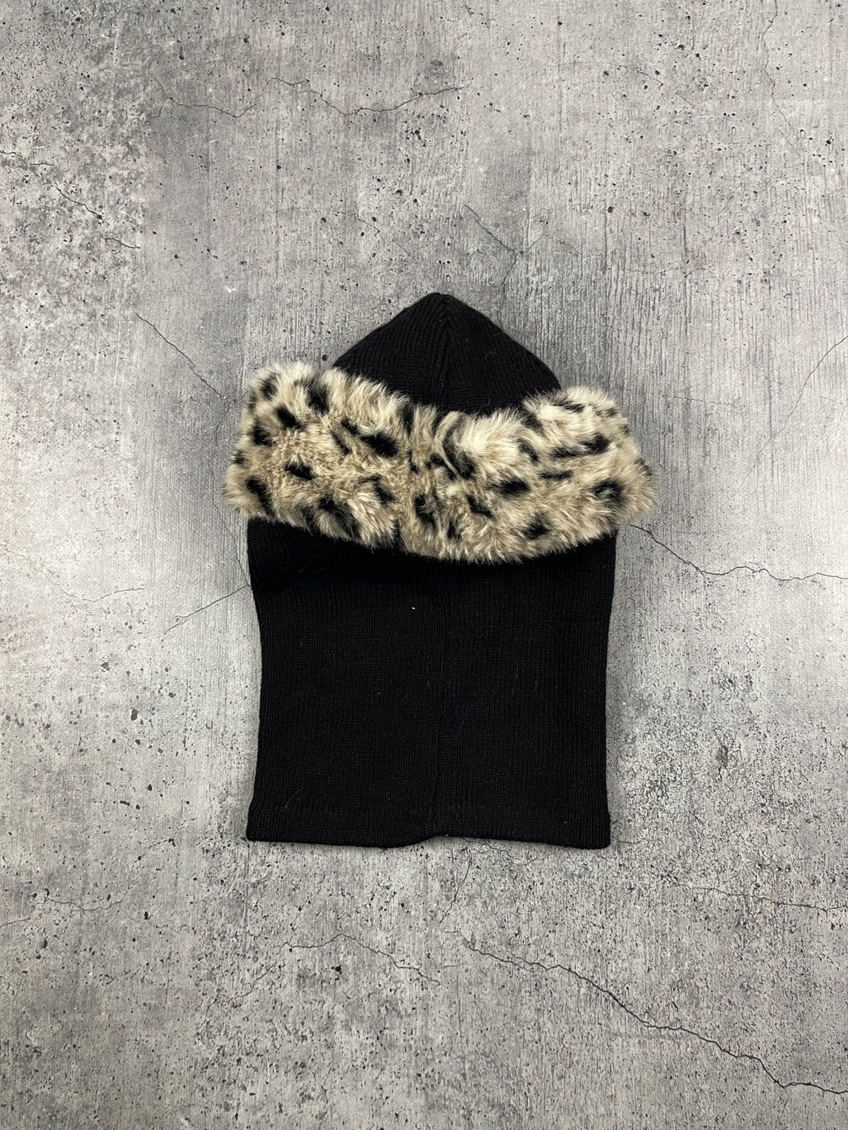 Handmade × Vintage Universal knitted balaclava Black Size ONE SIZE - 2 Thumbnail