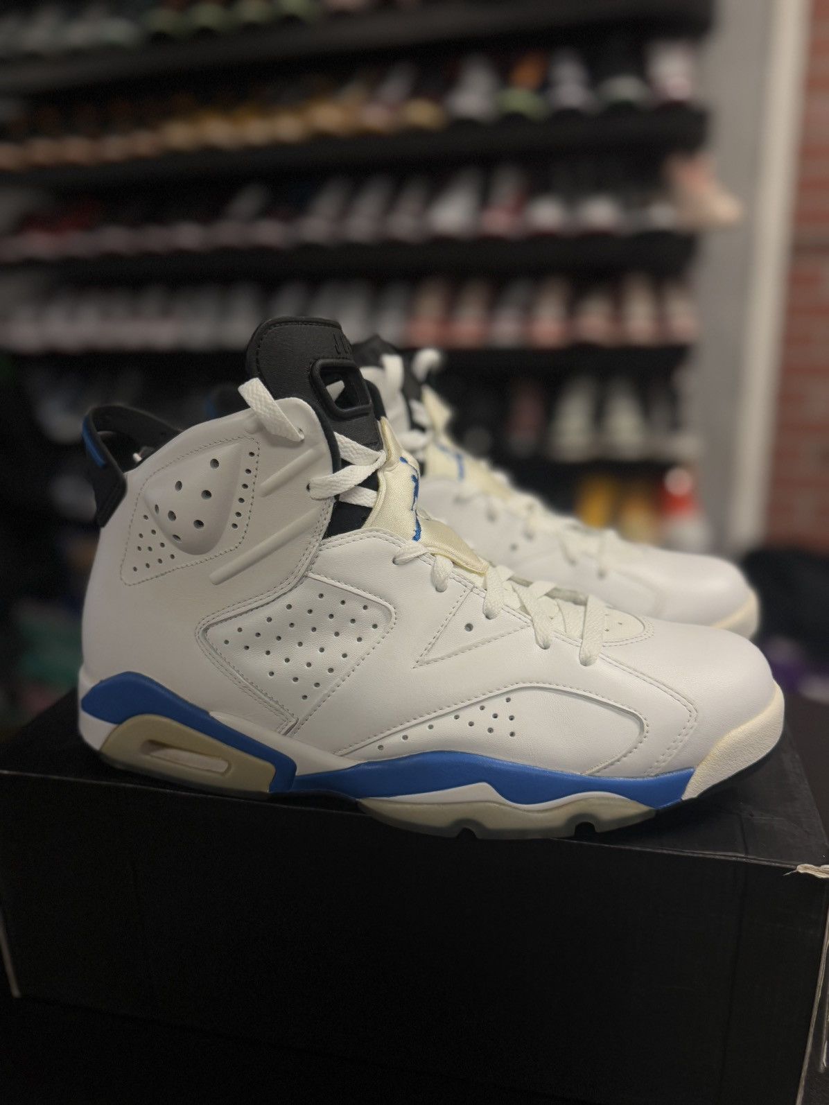 Jordan Brand × Nike Nike Air Jordan 6 Retro Sport Blue 2014 Men's Size 12 Size US 12 / EU 45 - 2 Thumbnail