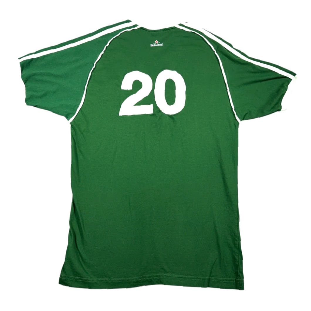 Champion VINTAGE Heineken Soccer Shirt Adult LARGE Green White UEFA Champions League Jersey 20 Size US L / EU 52-54 / 3 - 2 Thumbnail