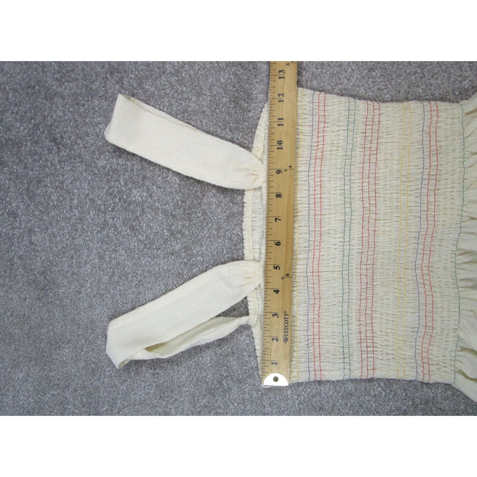 Madewell VINTAGE Madewell Tank Top Womens Medium Beige Sleeveless Cowl Neck Casual Summer Size M / US 6-8 / IT 42-44 - 6 Thumbnail