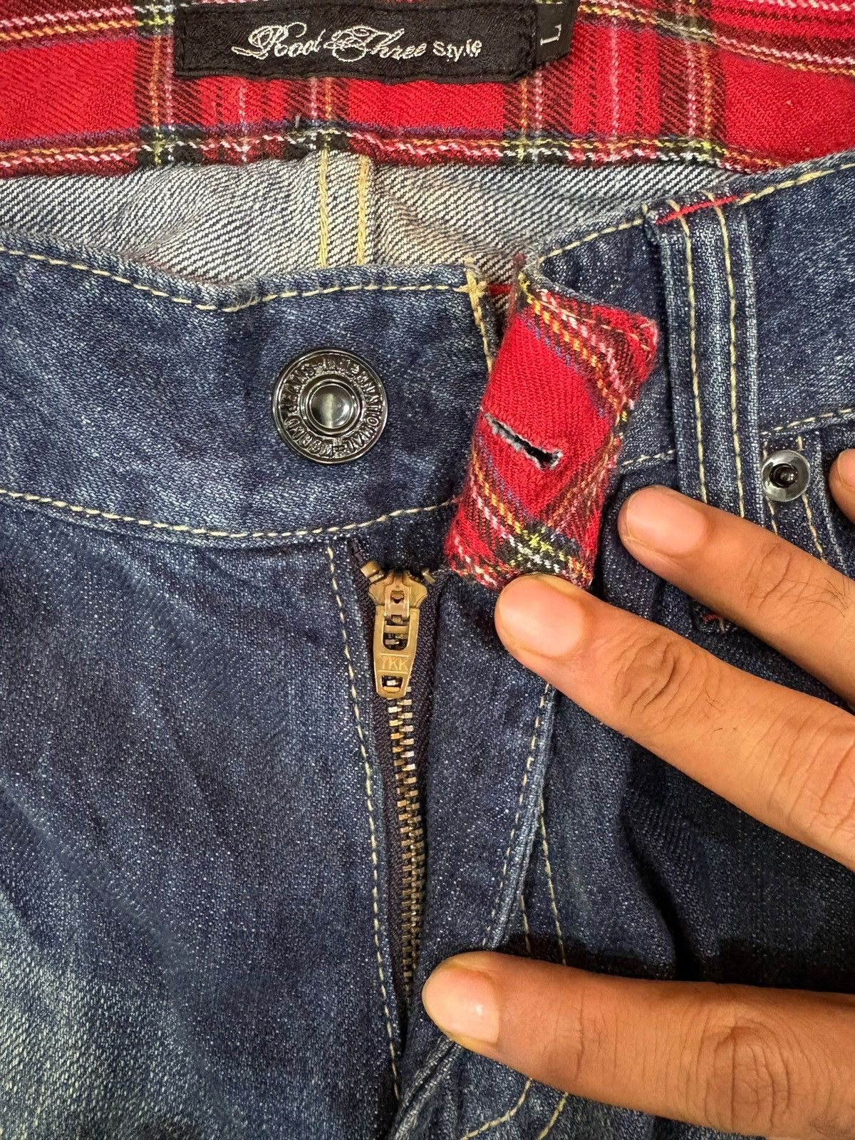Levi's Vintage Japanese Brand Patches Rusty Wash Sashiko Style Jean Size US 32 / EU 48 - 3 Thumbnail
