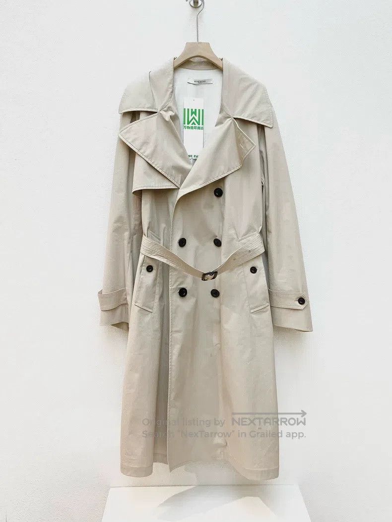 Givenchy Givenchy Printed Color-blocked Trench Coat Size US M / EU 48-50 / 2 - 1 Thumbnail
