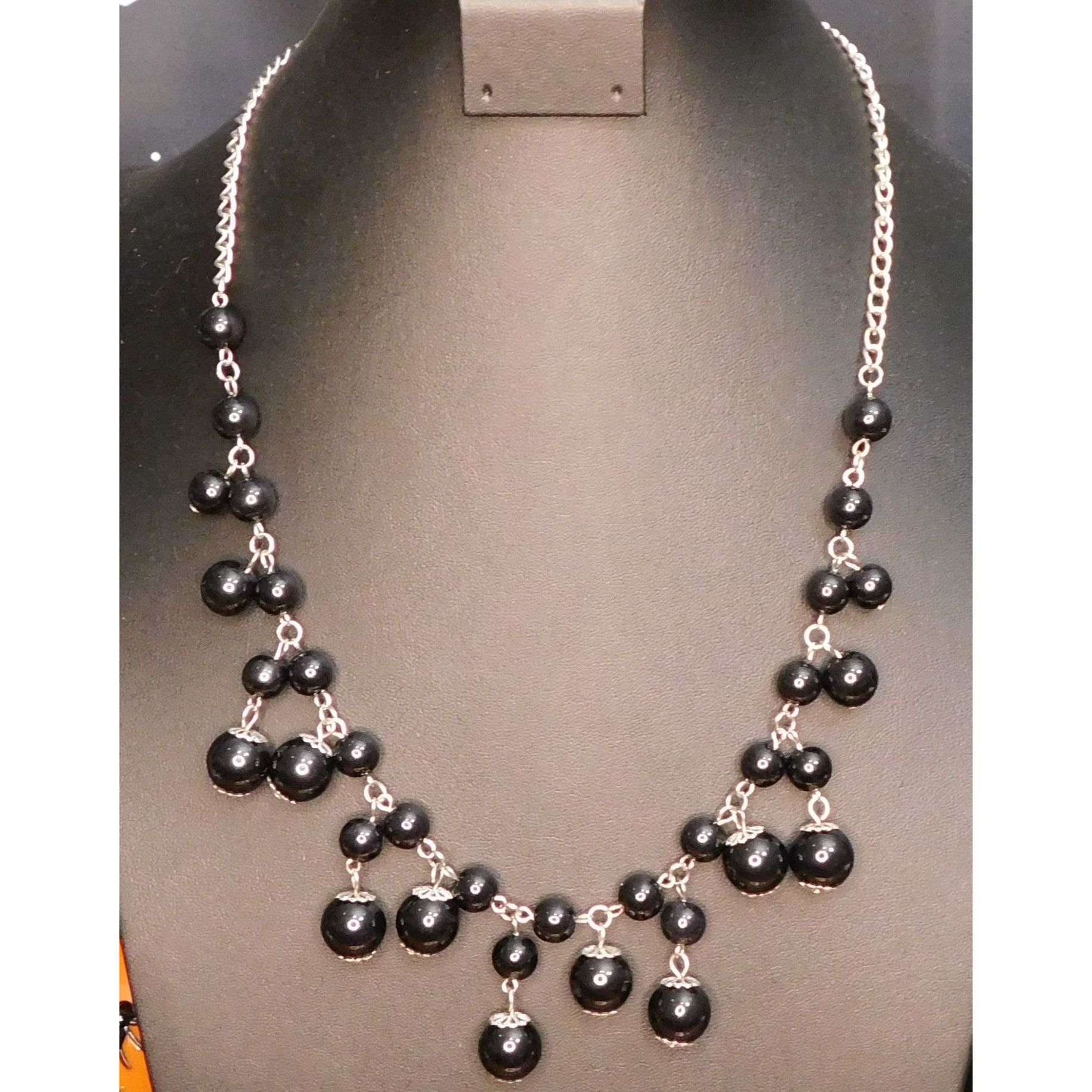 Other Gothic Y2K Style Black Bubble Necklace Size ONE SIZE - 1 Thumbnail