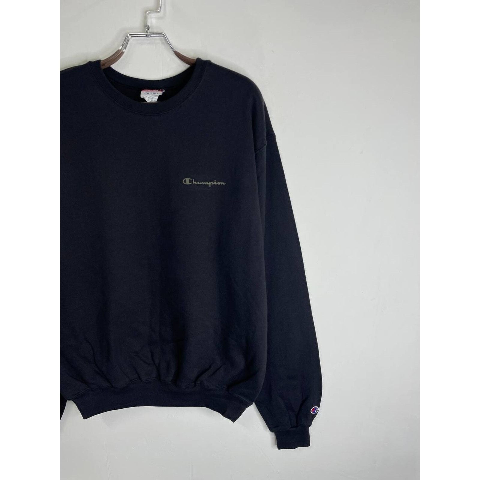 Champion Vintage Champion Black Crewneck Sweatshirt M Size US M / EU 48-50 / 2 - 5 Thumbnail