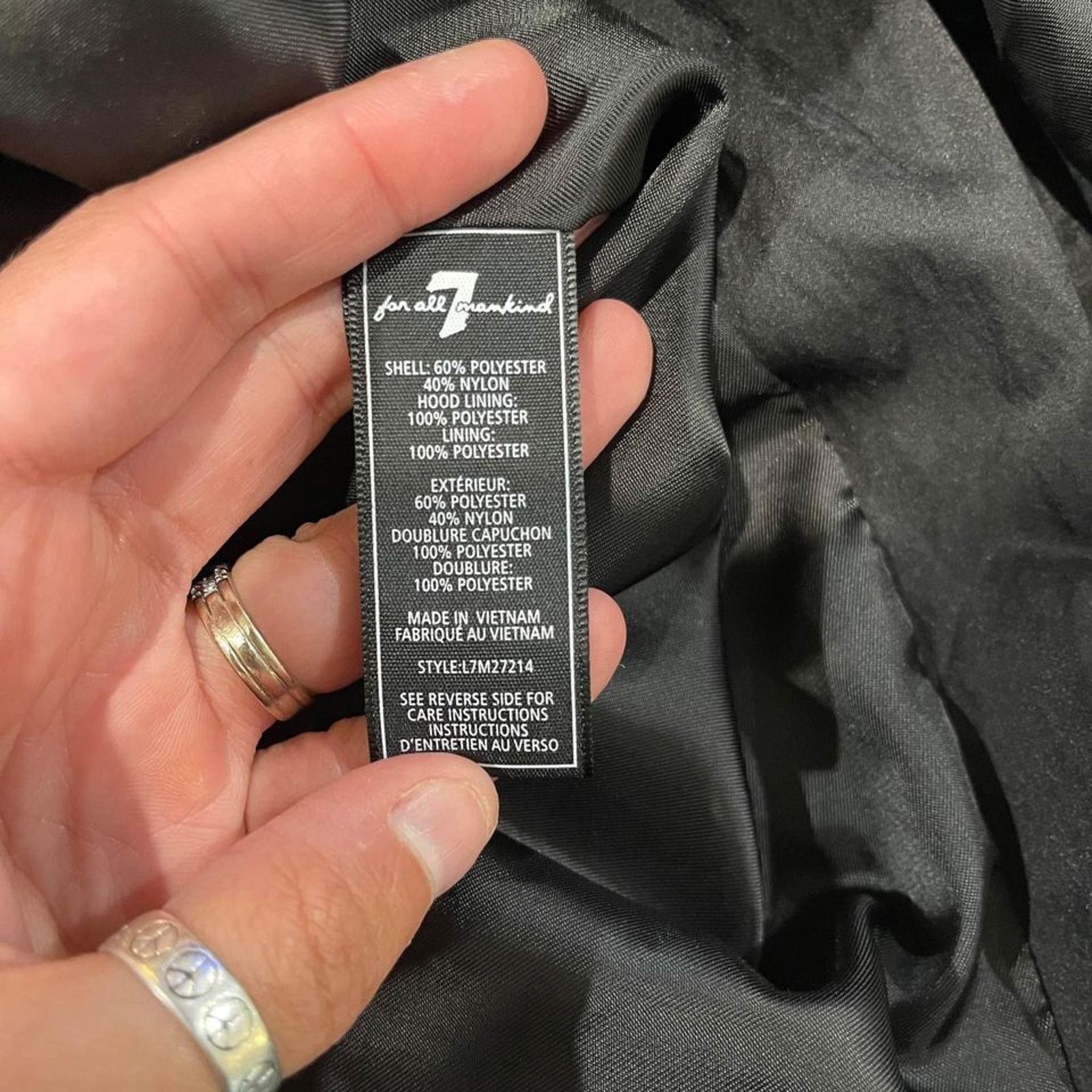 7 For All Mankind 7 For All Mankind Womens XS Water Repellent Anorak Jacket Size XS / US 0-2 / IT 36-38 - 7 Thumbnail