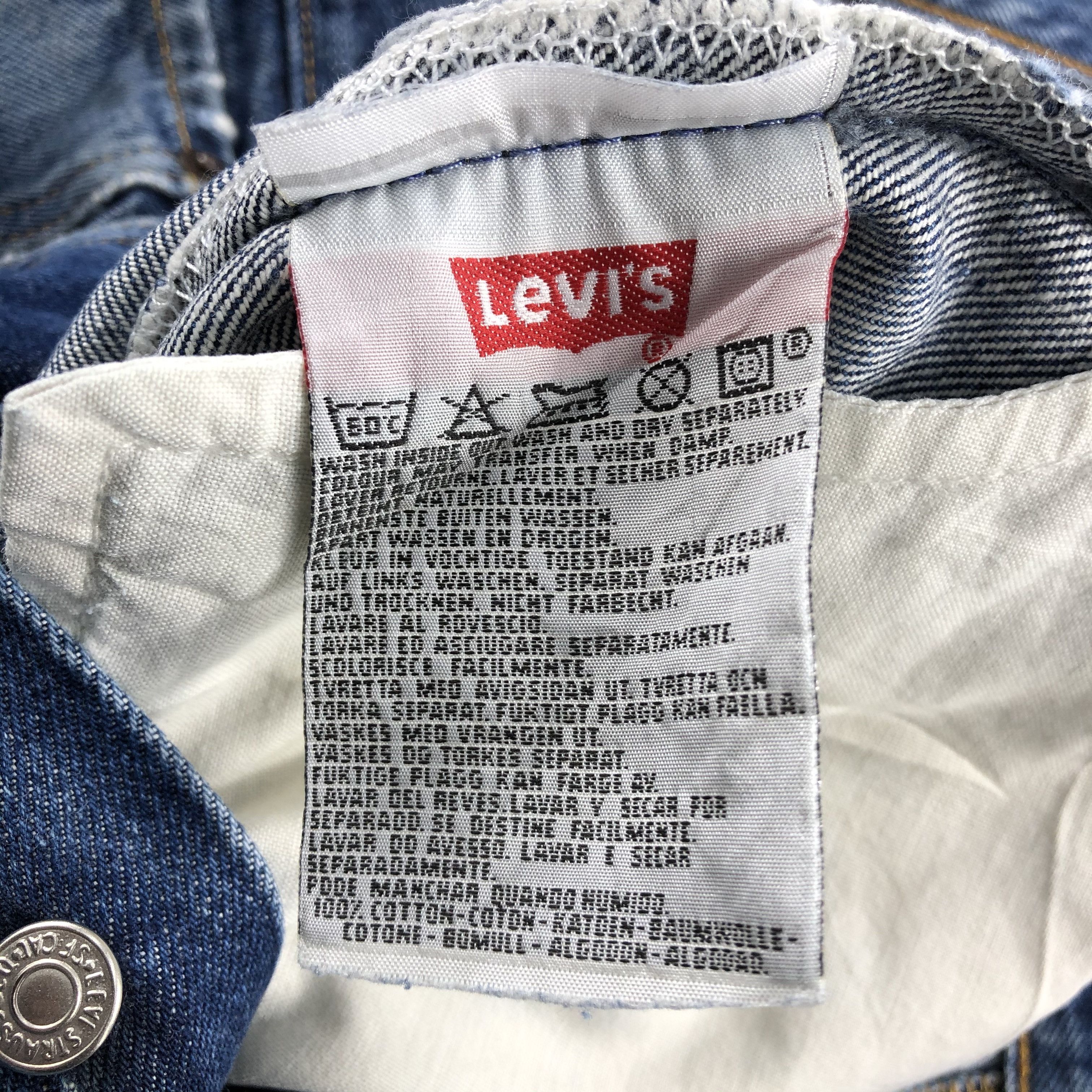 Levi's Vintage 90s Distress Levis 501 Jeans-JM1348 Size US 31 - 10 Thumbnail