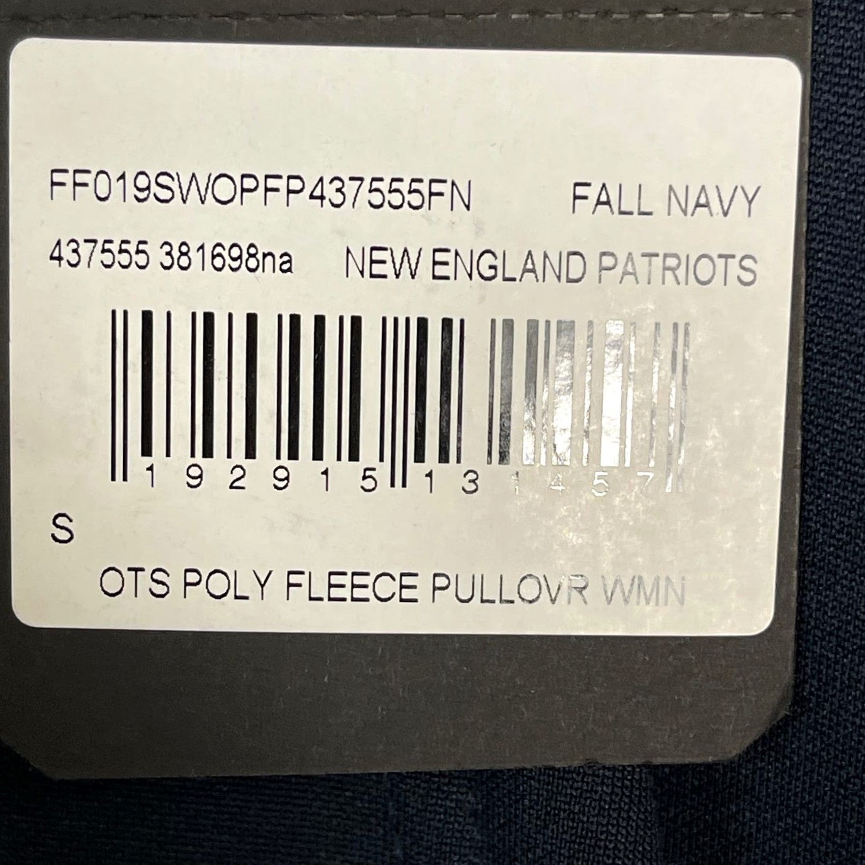 Vintage VINTAGE OTS Patriots Hoodie Pullover Navy S Women Size S / US 4 / IT 40 - 3 Thumbnail