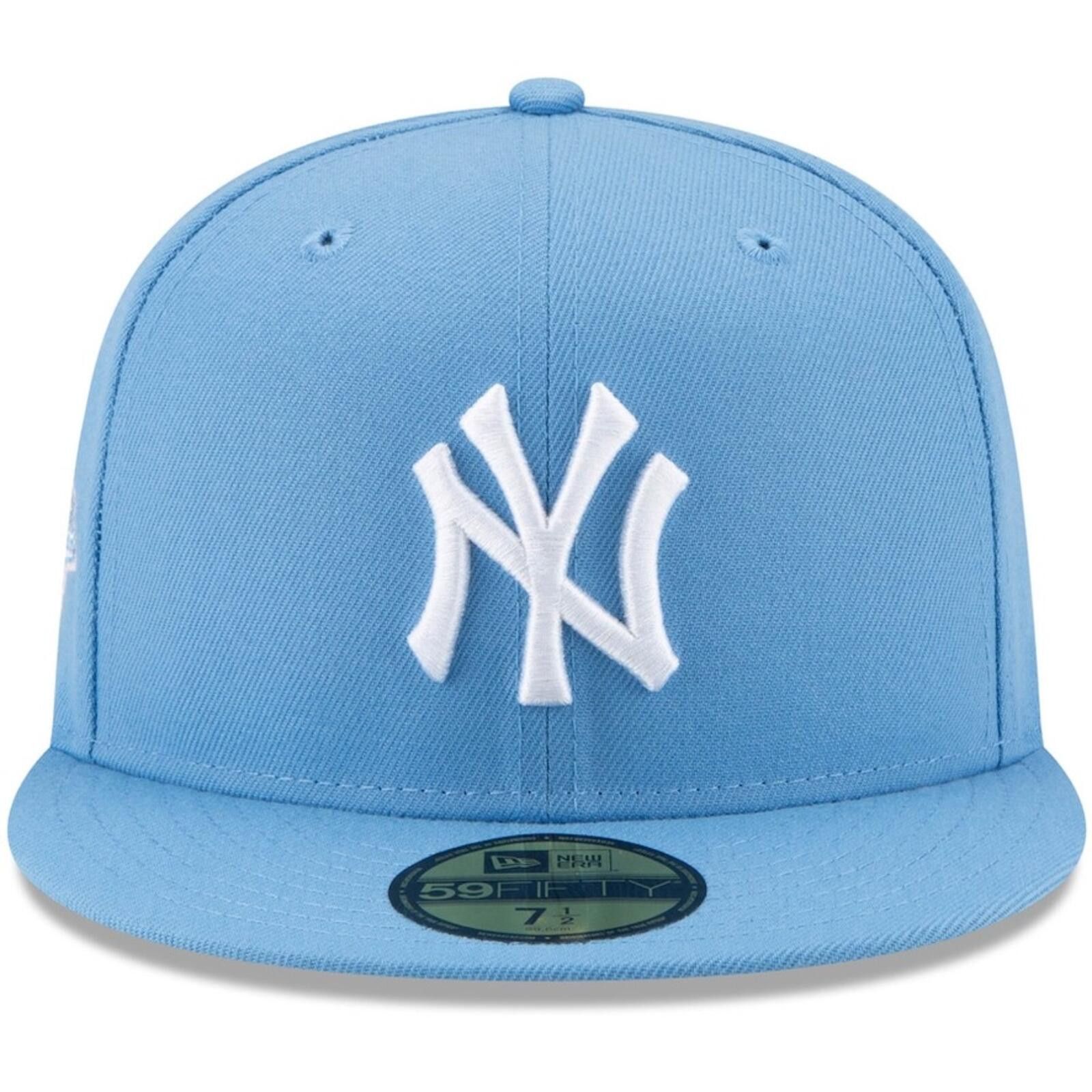 New Era New Era New York Yankees Light Blue 59FIFTY Fitted 7 1/2 Size ONE SIZE - 2 Thumbnail