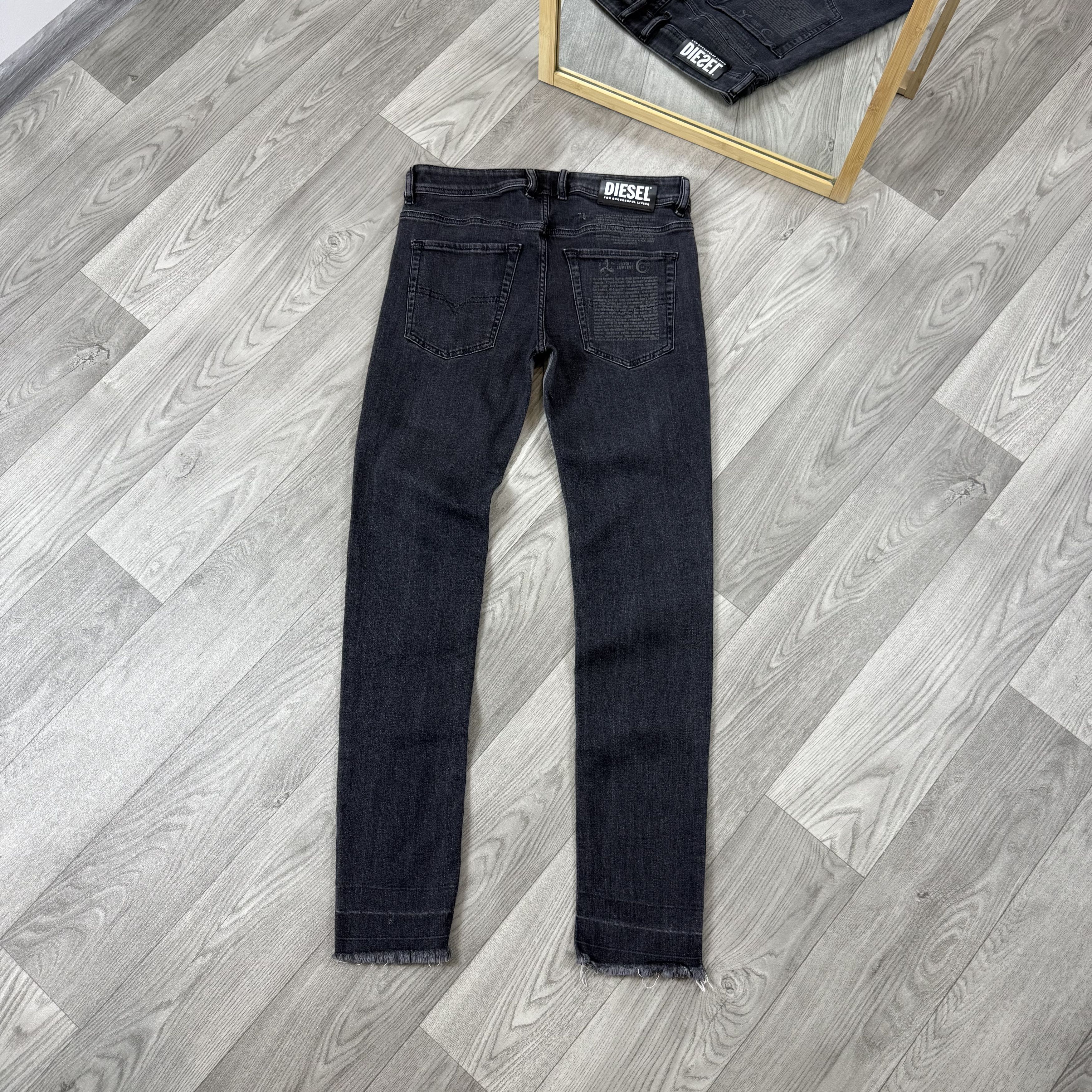 Diesel Diesel Sleenker-X-SP Slim Skinny Grey Denim Jeans Size US 30 / EU 46 - 2 Thumbnail